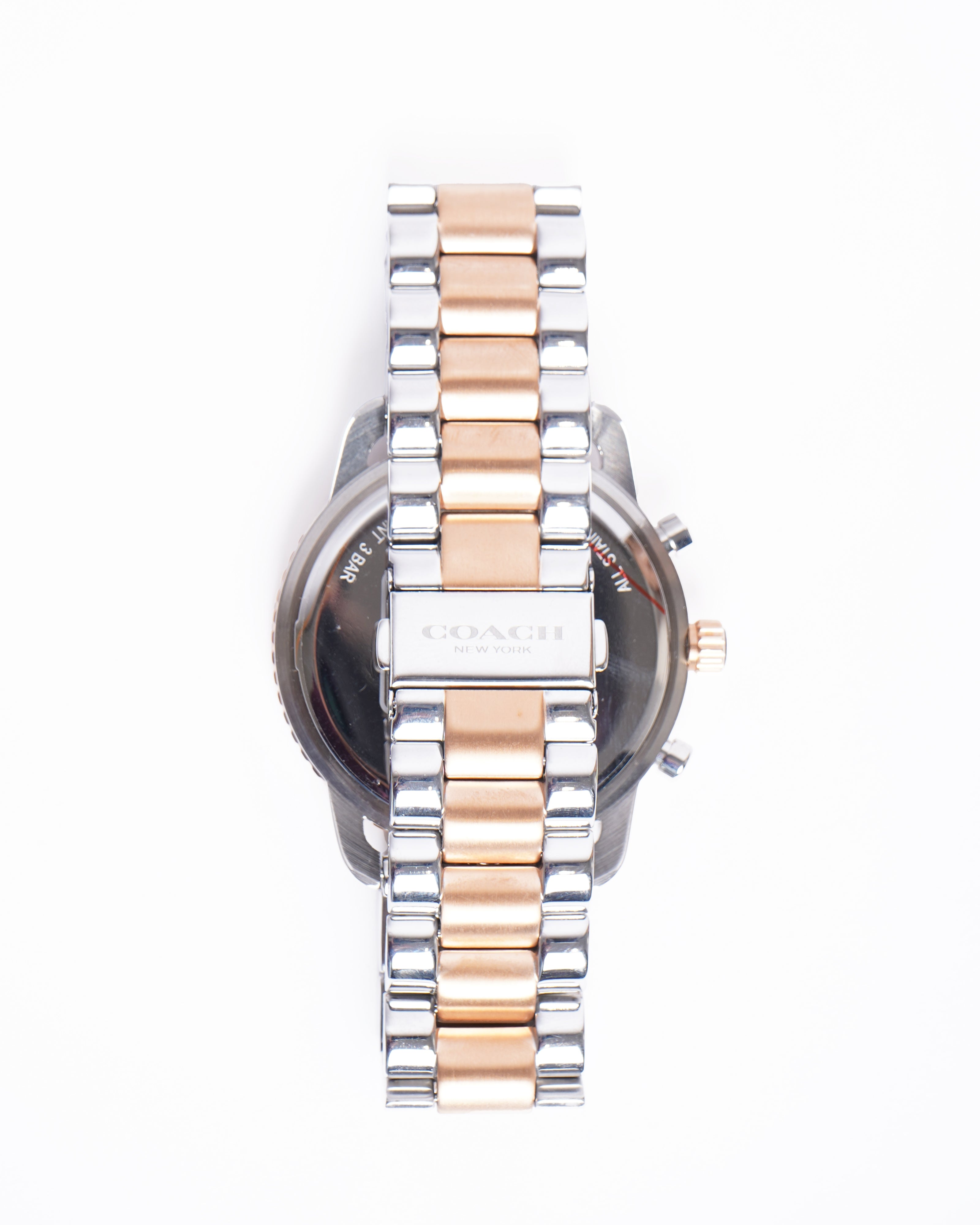New Coach cruiser dual tone men's watch