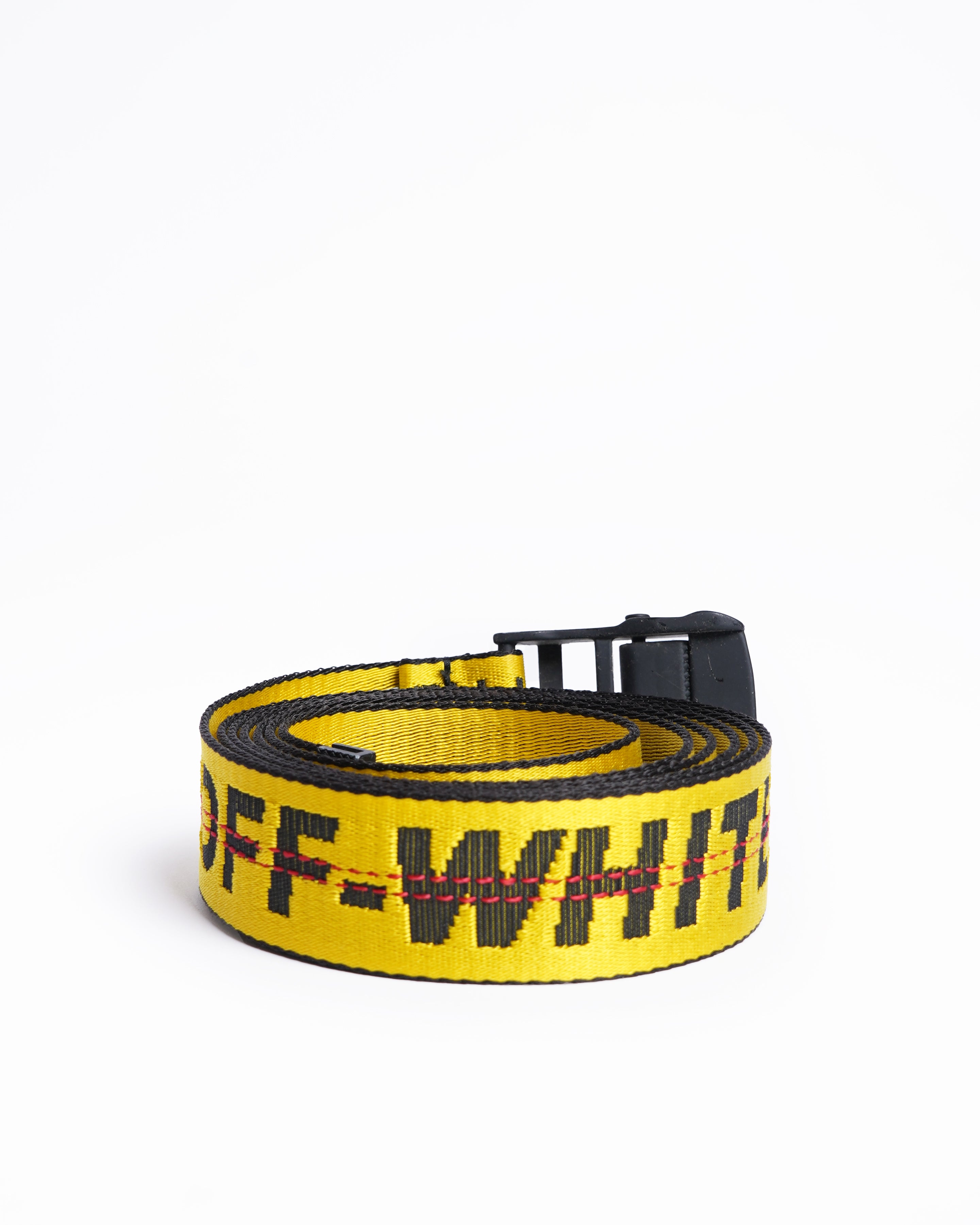 Off-white Cloth Belt In Yellow - Unisex
