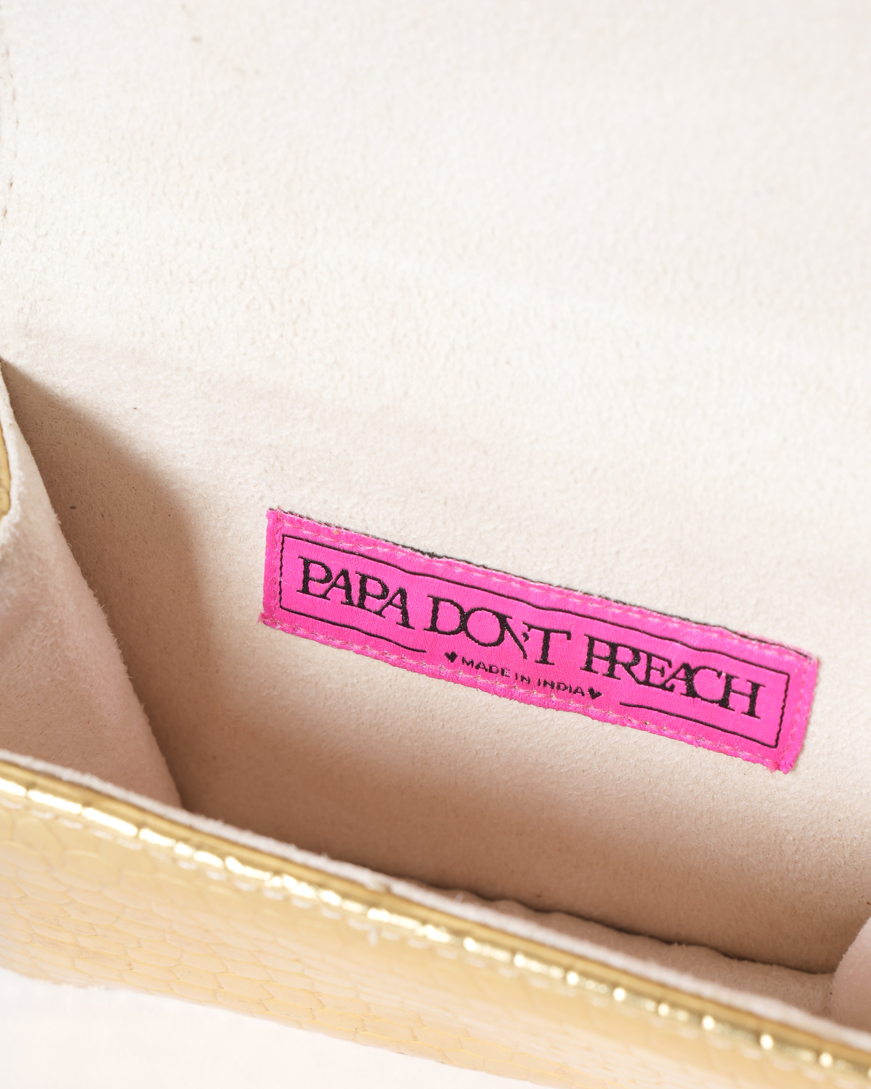 Papa don,t preach Golden Bag