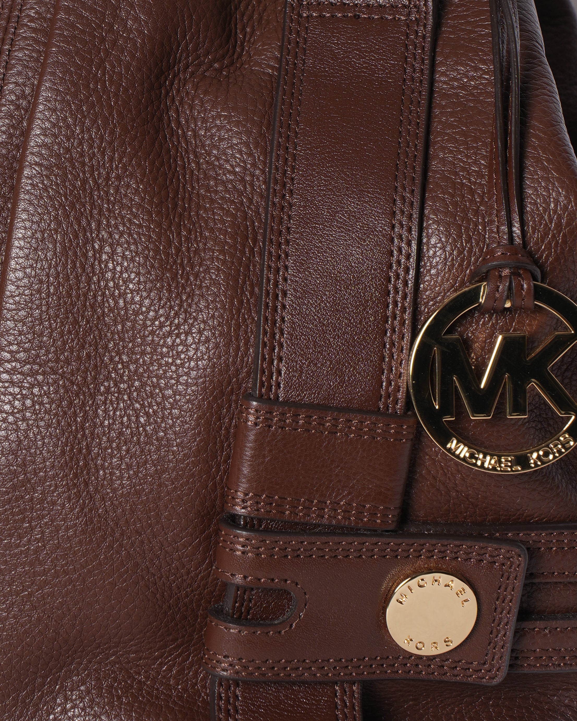 Michael Kors Brown Harnes Leather