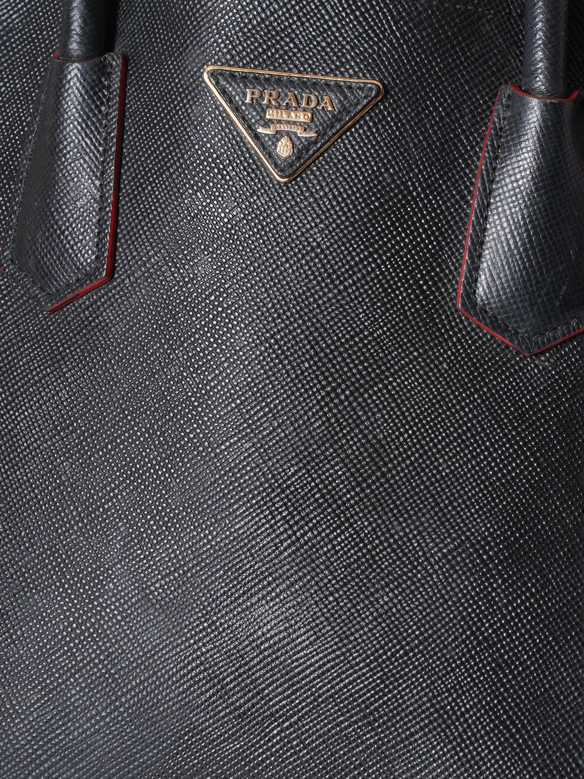Prada Black Saffiano Tote Bag