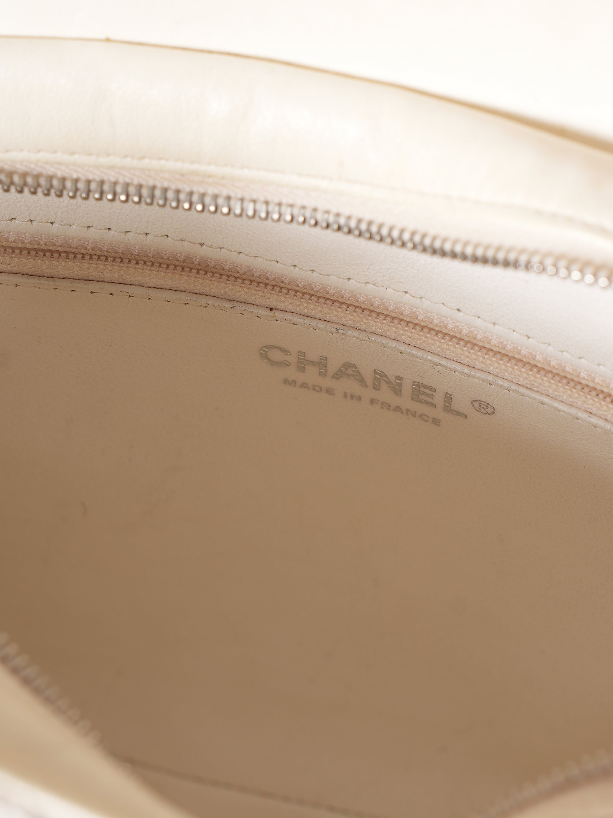 Chanel Tweed Resin Small Square Zipped Shopping Bag