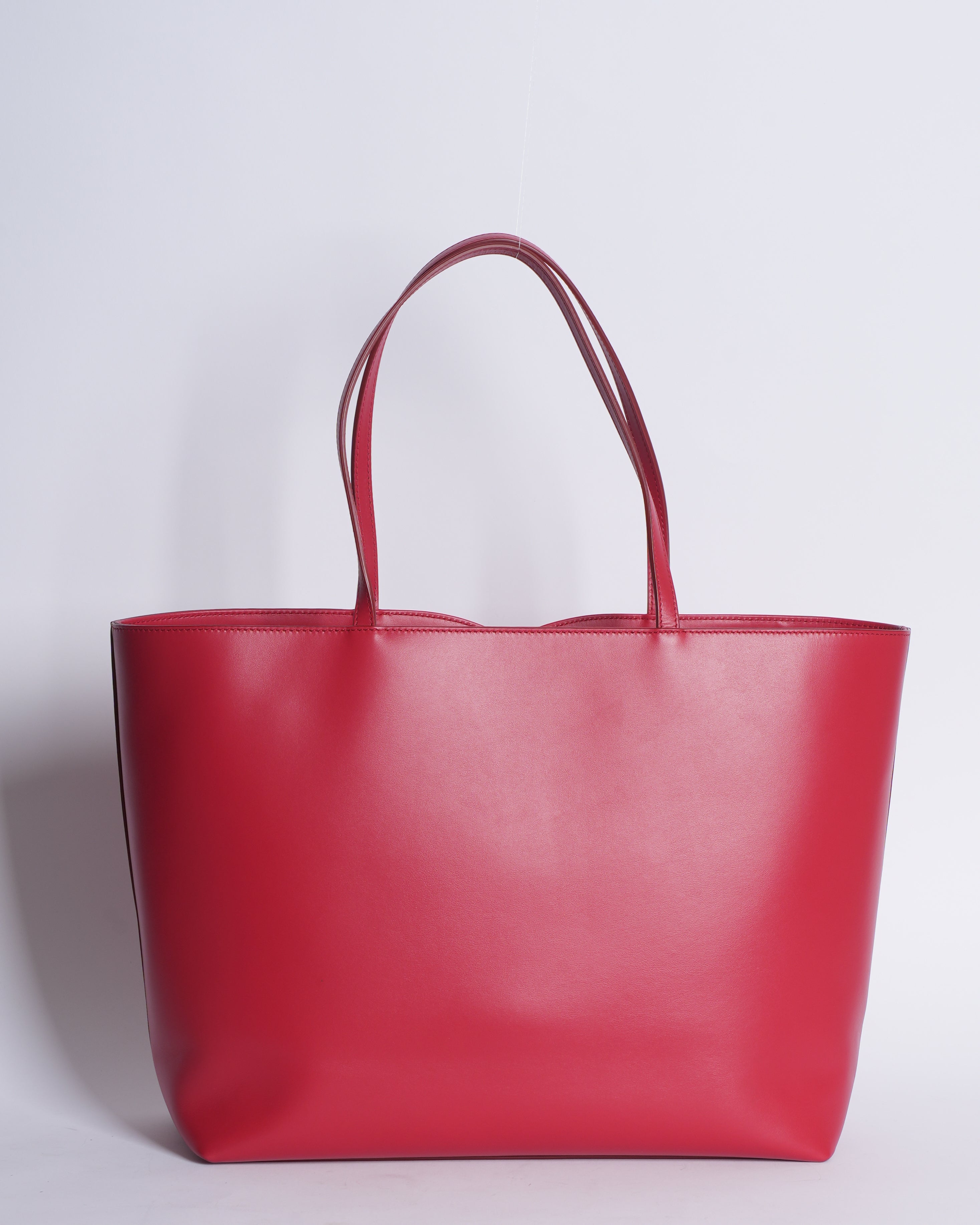 Dolce & Gabbana Calfskin DG Logo Shopper Tote