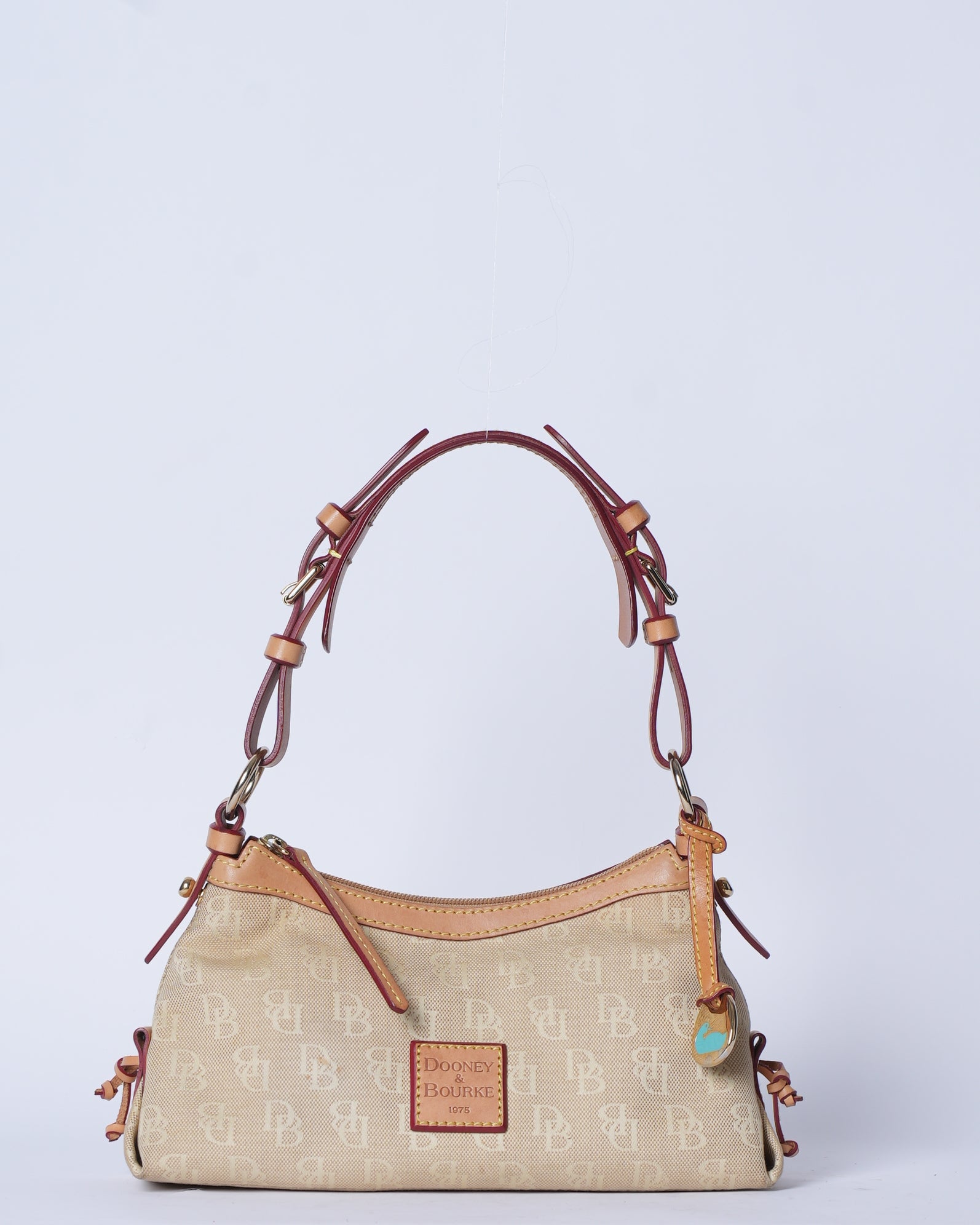 Dooney Bourke Classic Beige Mini East West Shoulder Bag