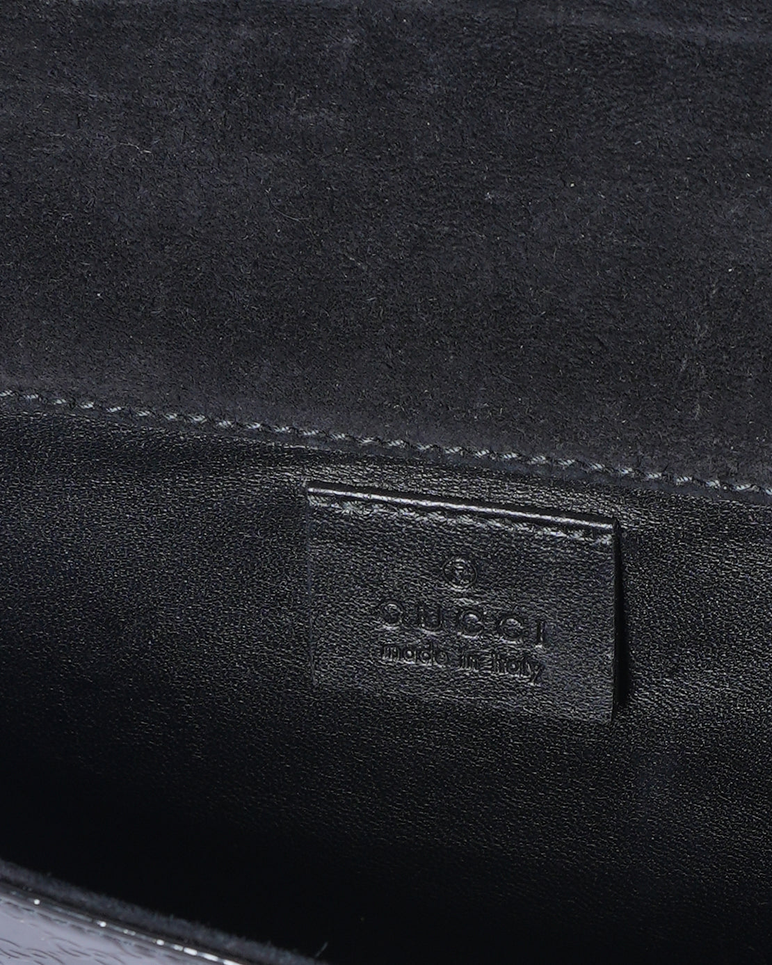 Gucci Patent Guccisimmo Broadway Bag