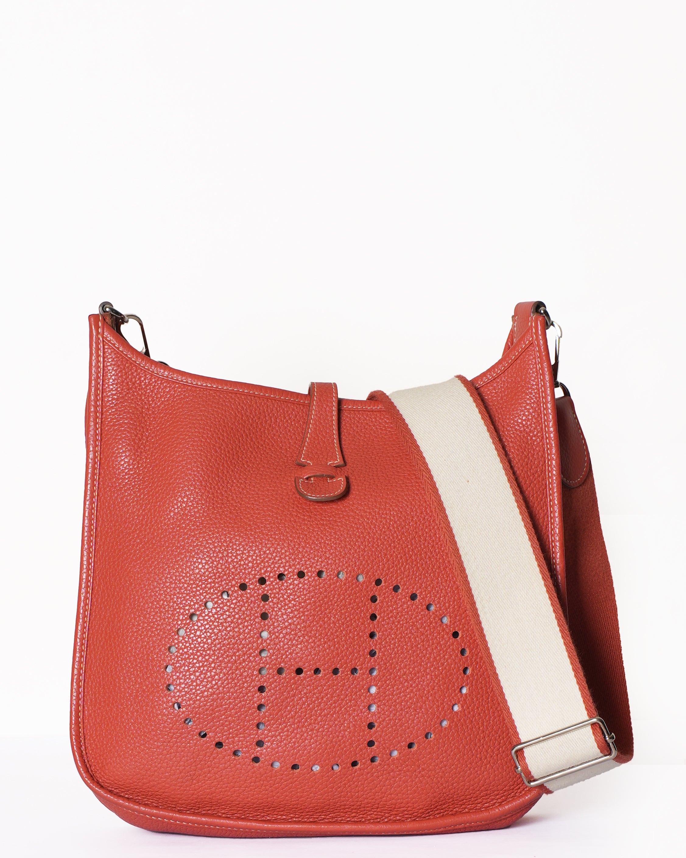 Hermes Evelyne III PM Jaipur Rose Messenger Bag