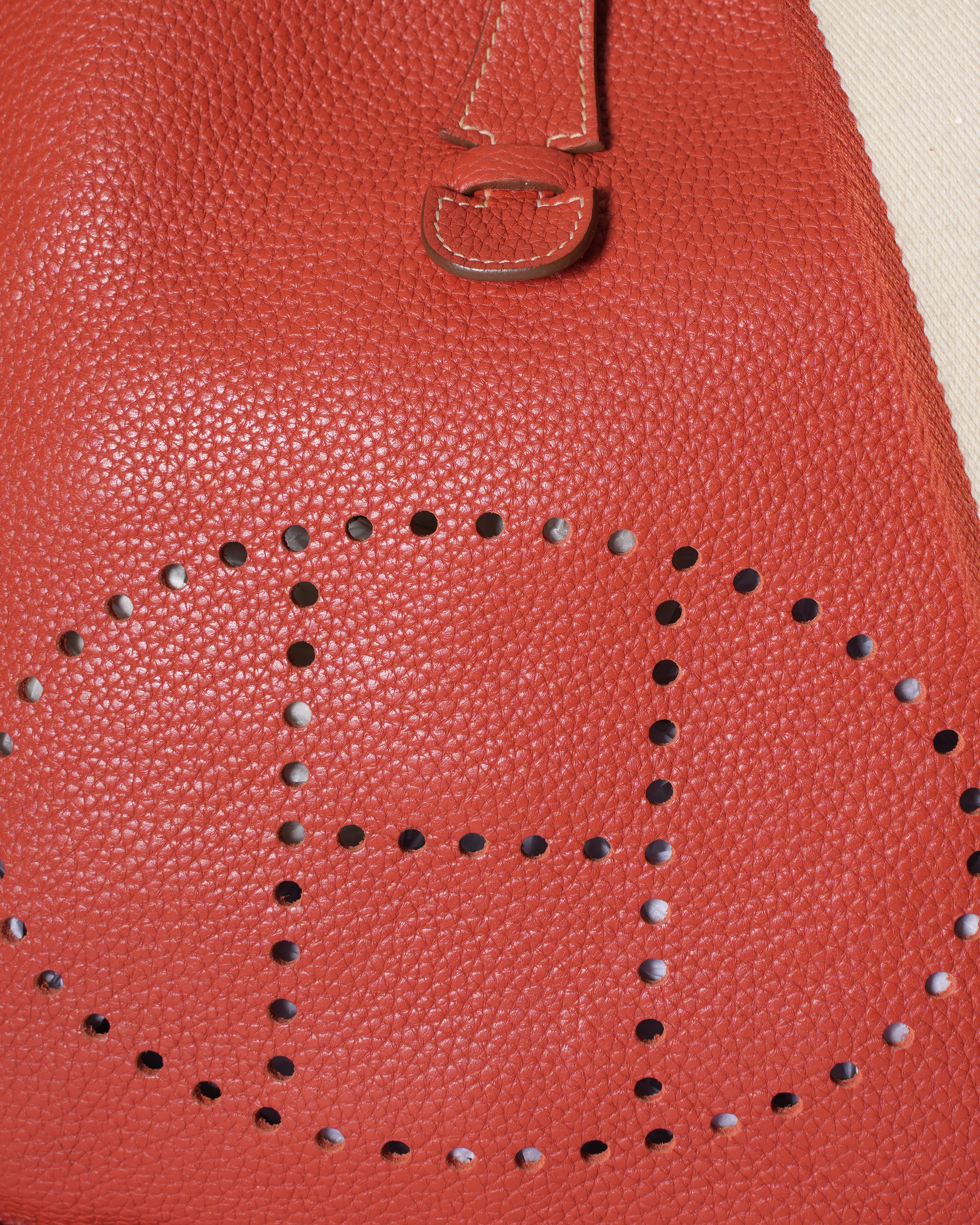 Hermes Evelyne III PM Jaipur Rose Messenger Bag
