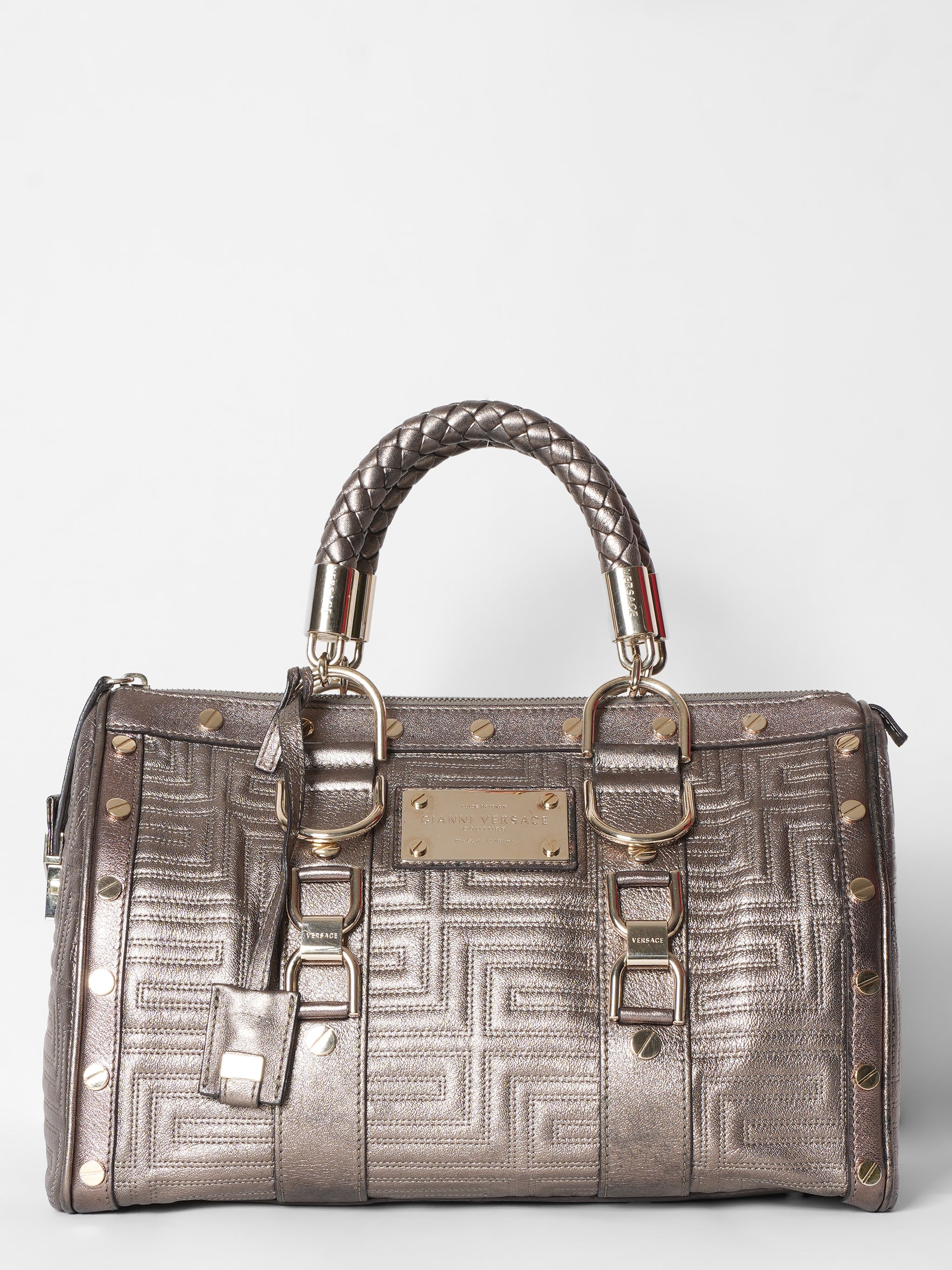 Gianni Versace Couture Metallic Bag