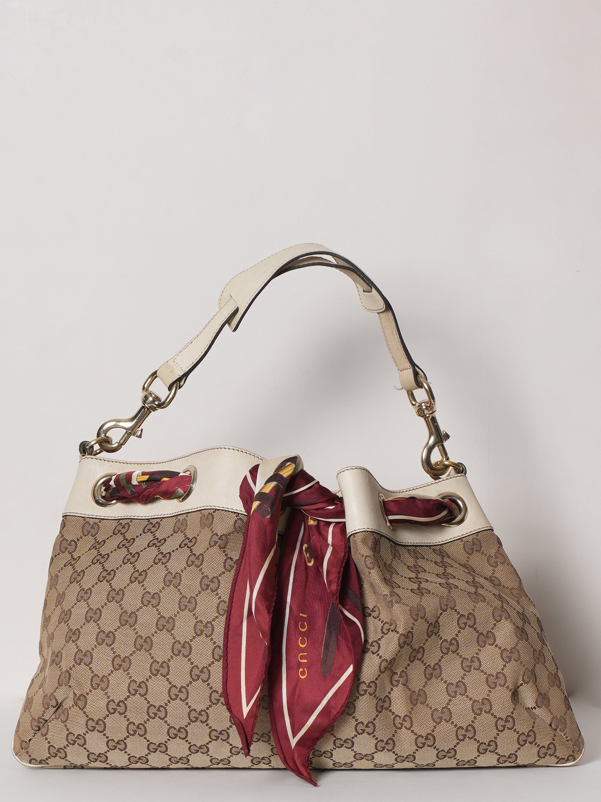 Gucci GG Canvas Poistano Hobo Bag