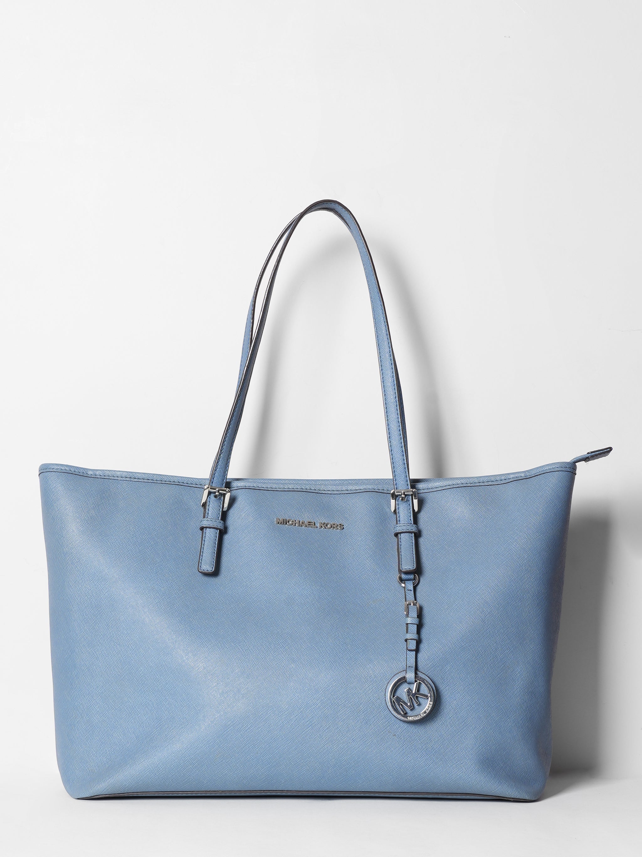 Michael kors teal online tote