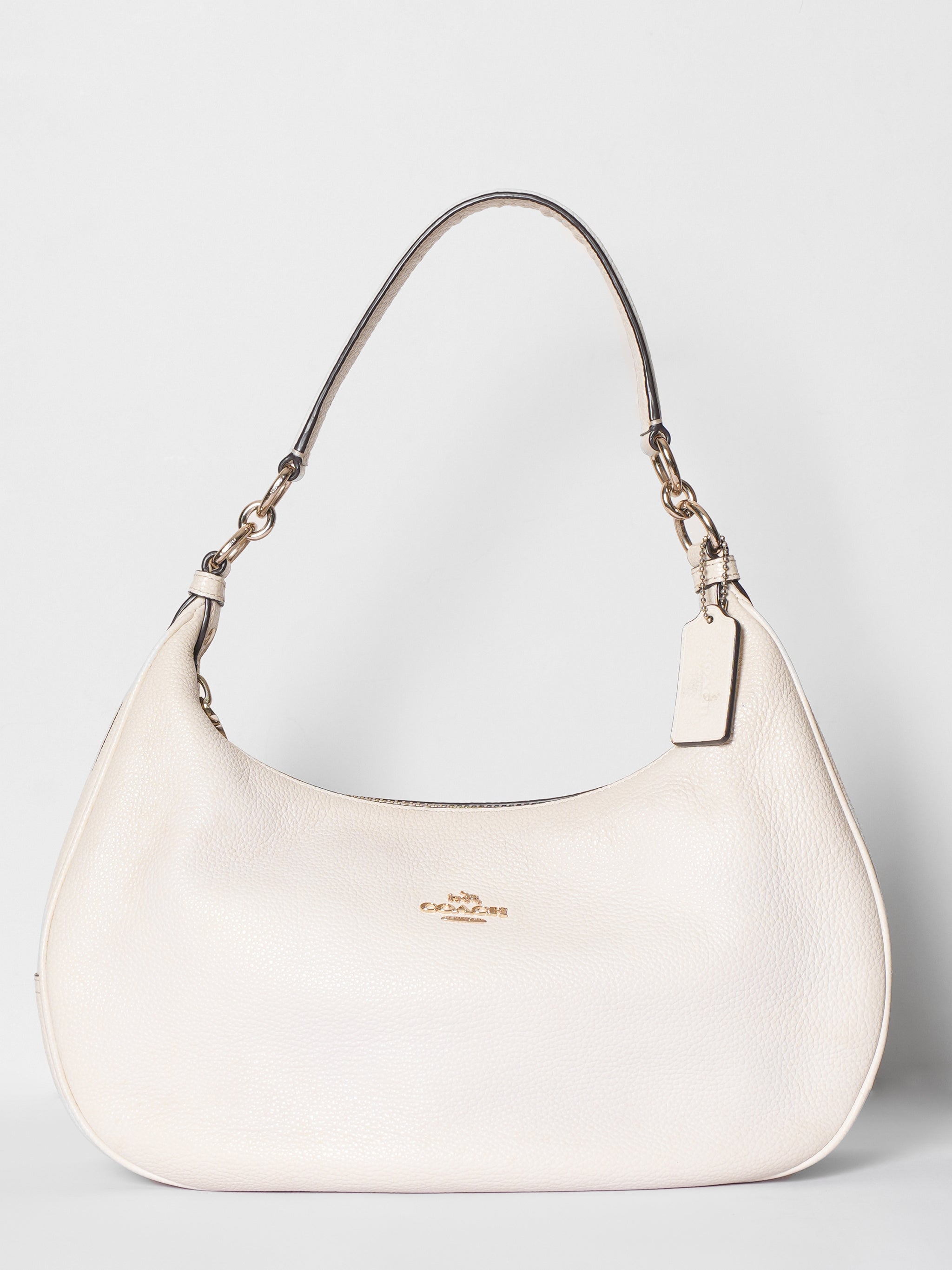 Coach Pebbled Harley East West Hobo Bag