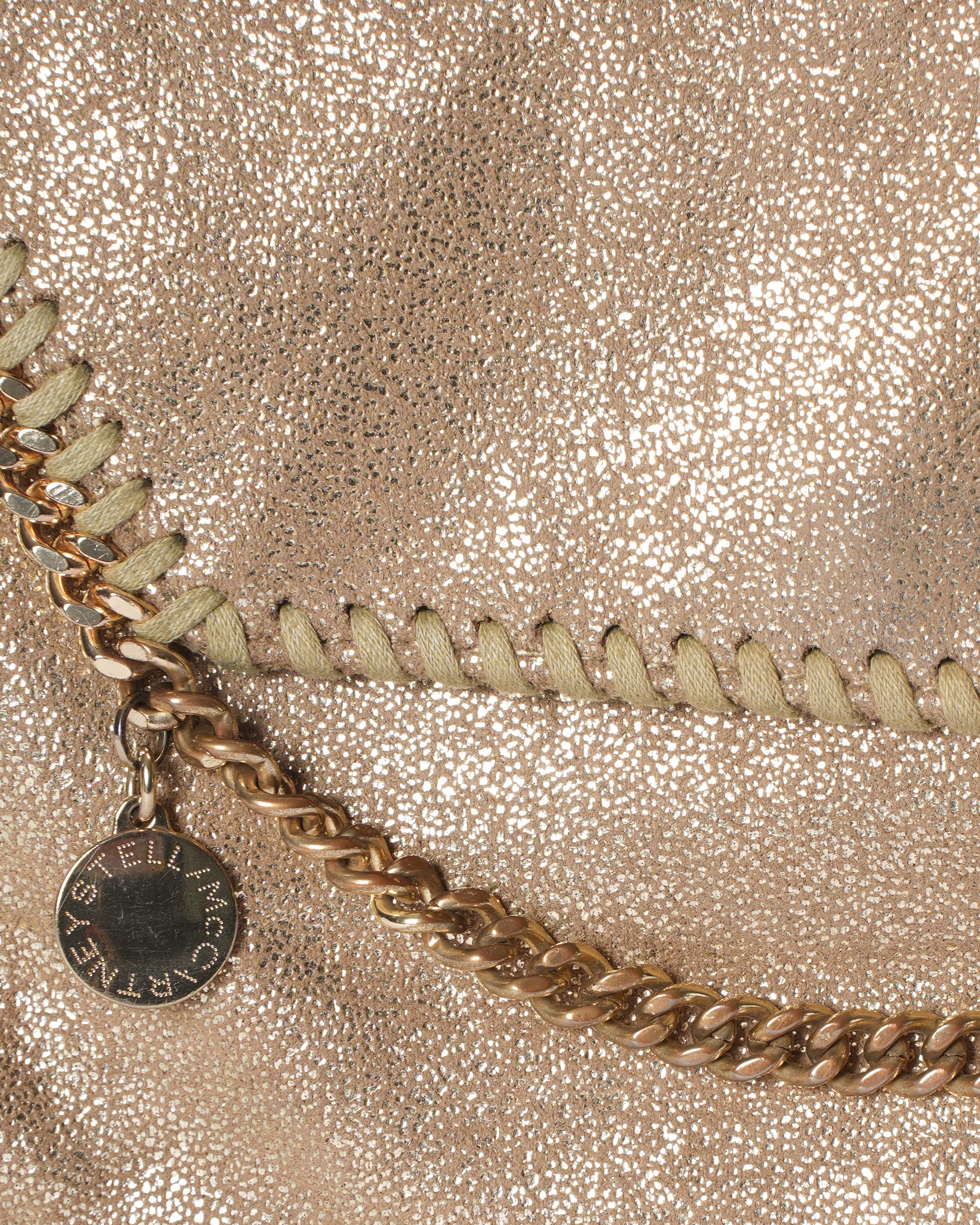 Stella McCartney Falabella Bag In Gold Tone