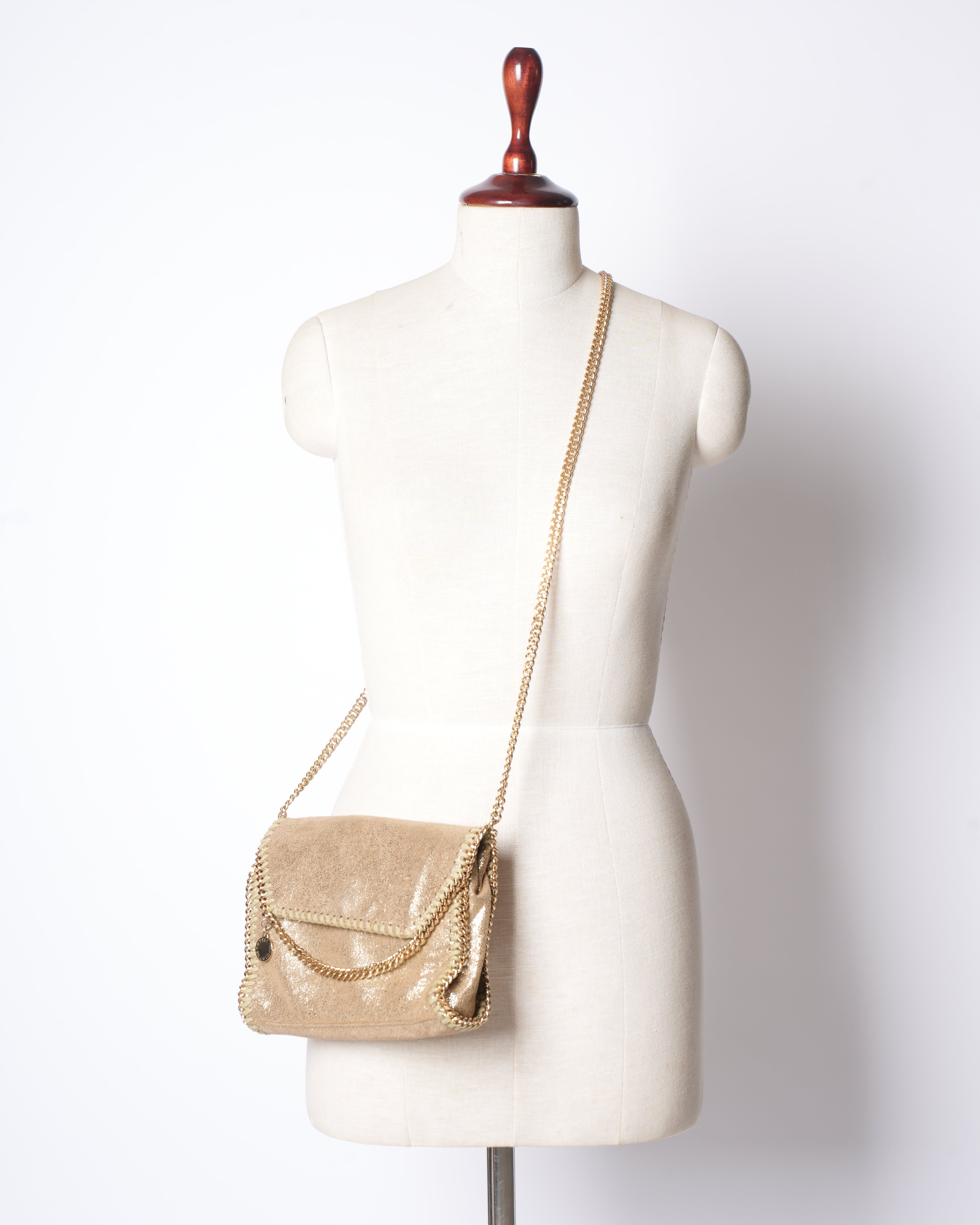 Stella Mcartney Falabella Bag In Gold Tone