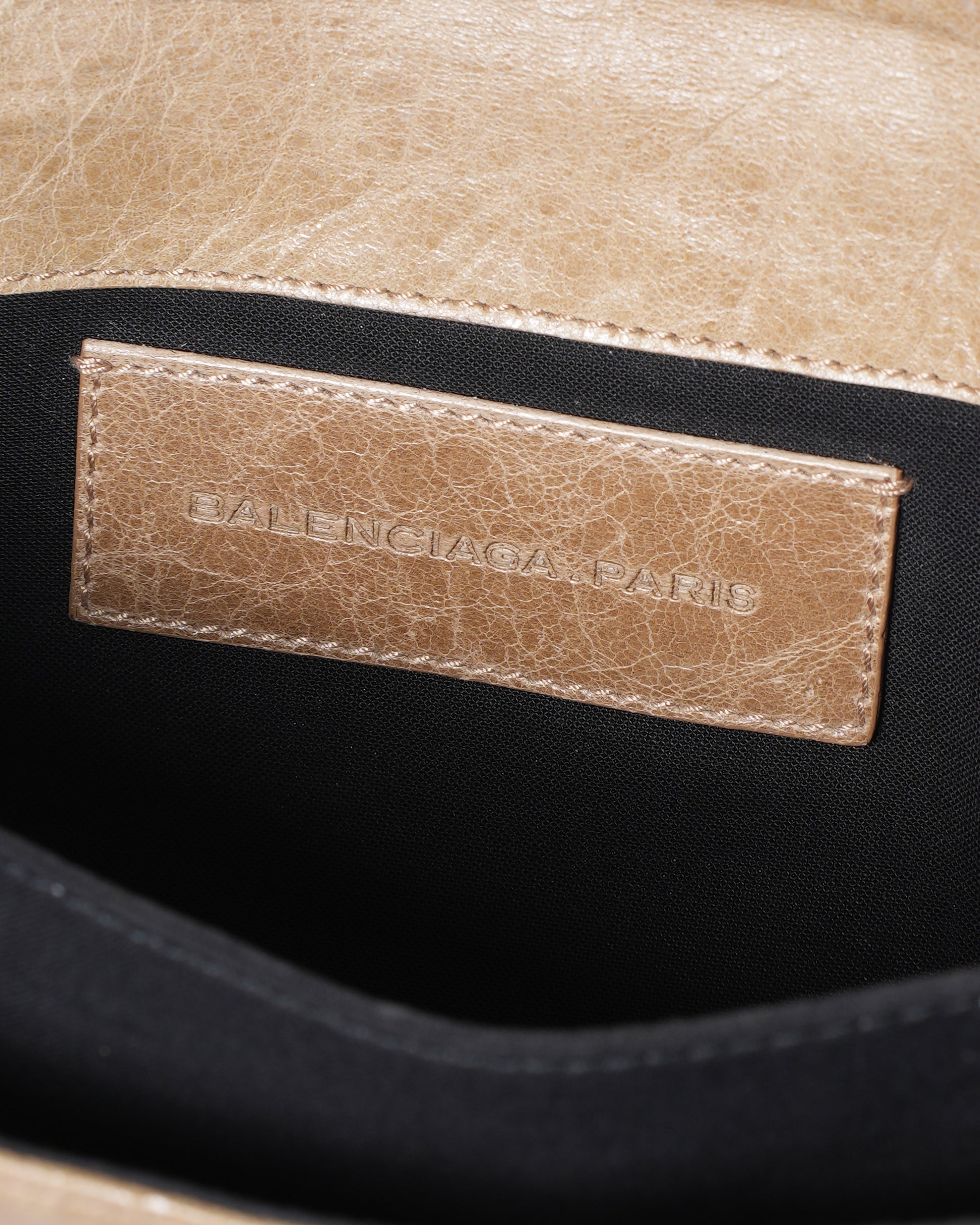 Balenciaga Beige Envelop Clutch