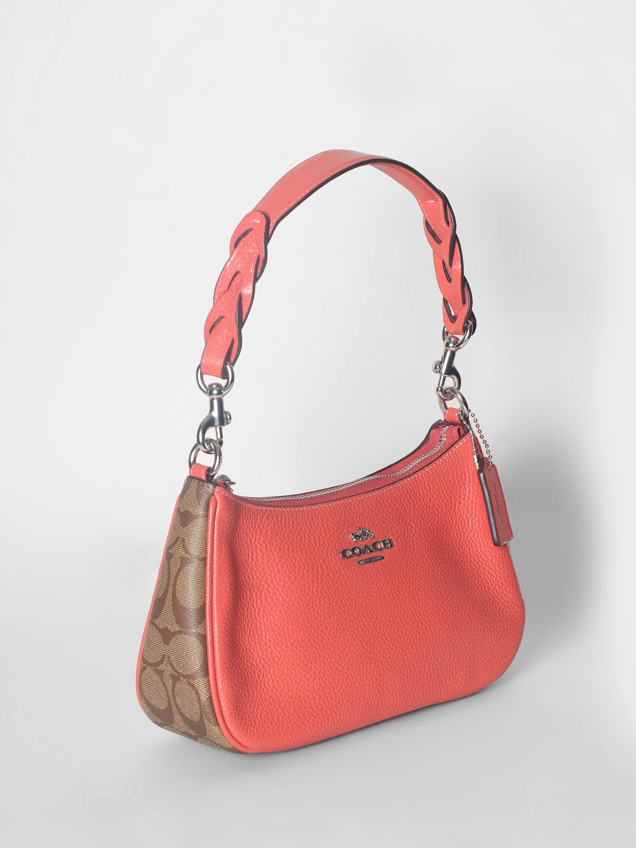New Coach Peach Small Shoulder Bag