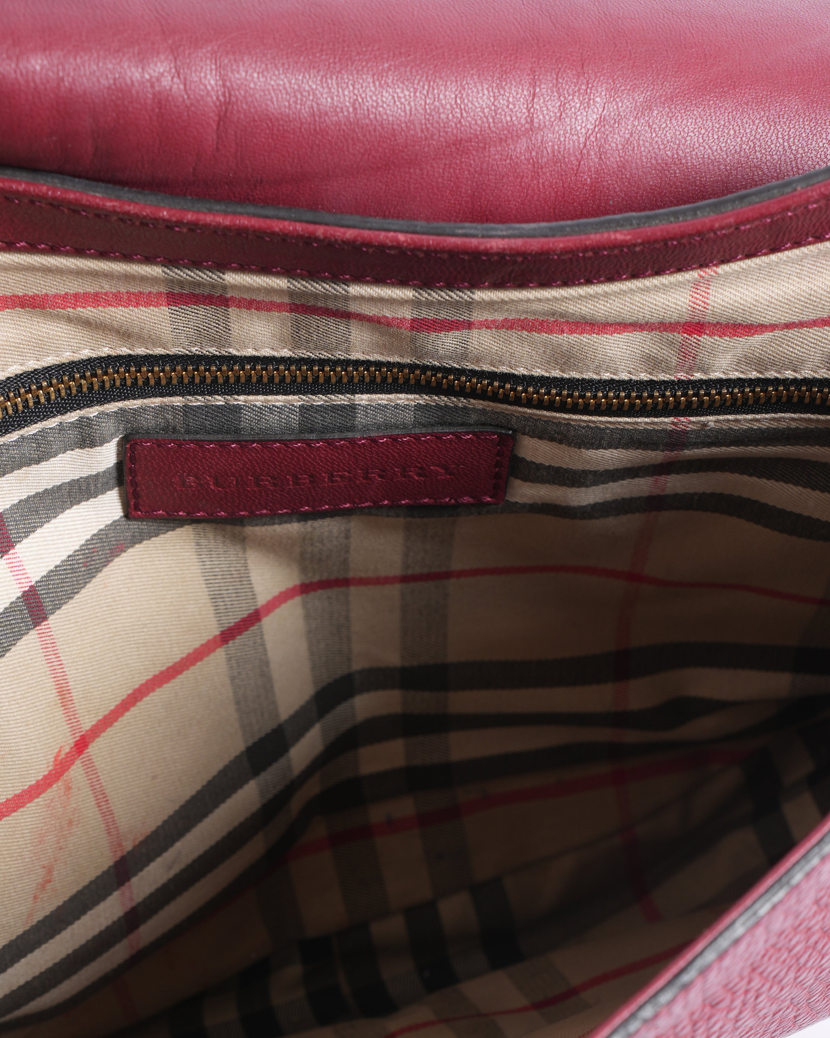 Burberry Robin Maroon Bag