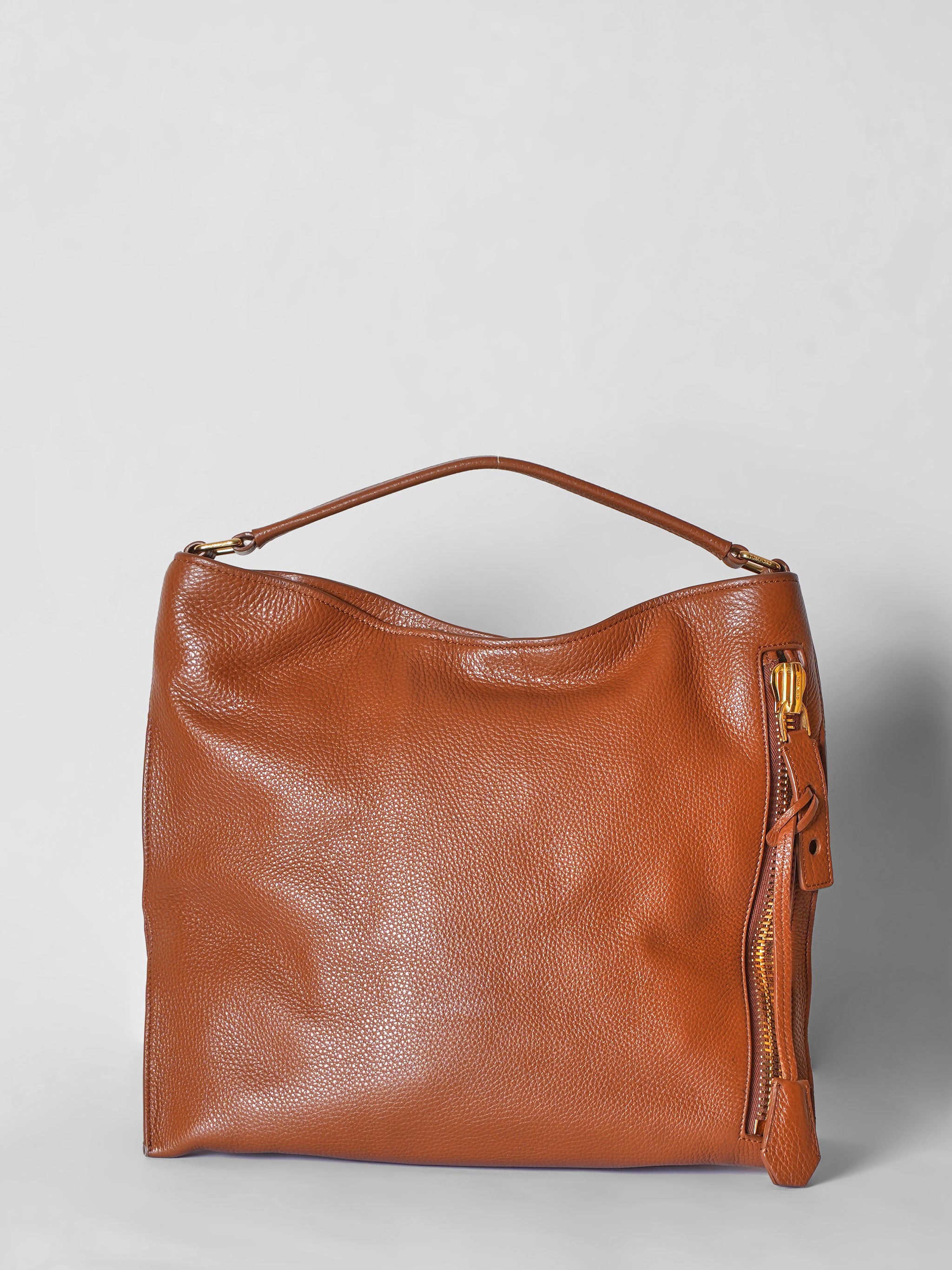 Tom Ford Brown Alix Hobo With Pouch