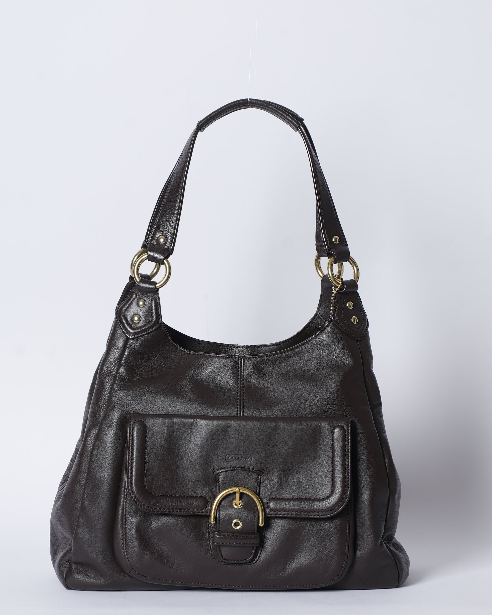 Coach Campbell Brown Leather sold Hobo Bag F24686