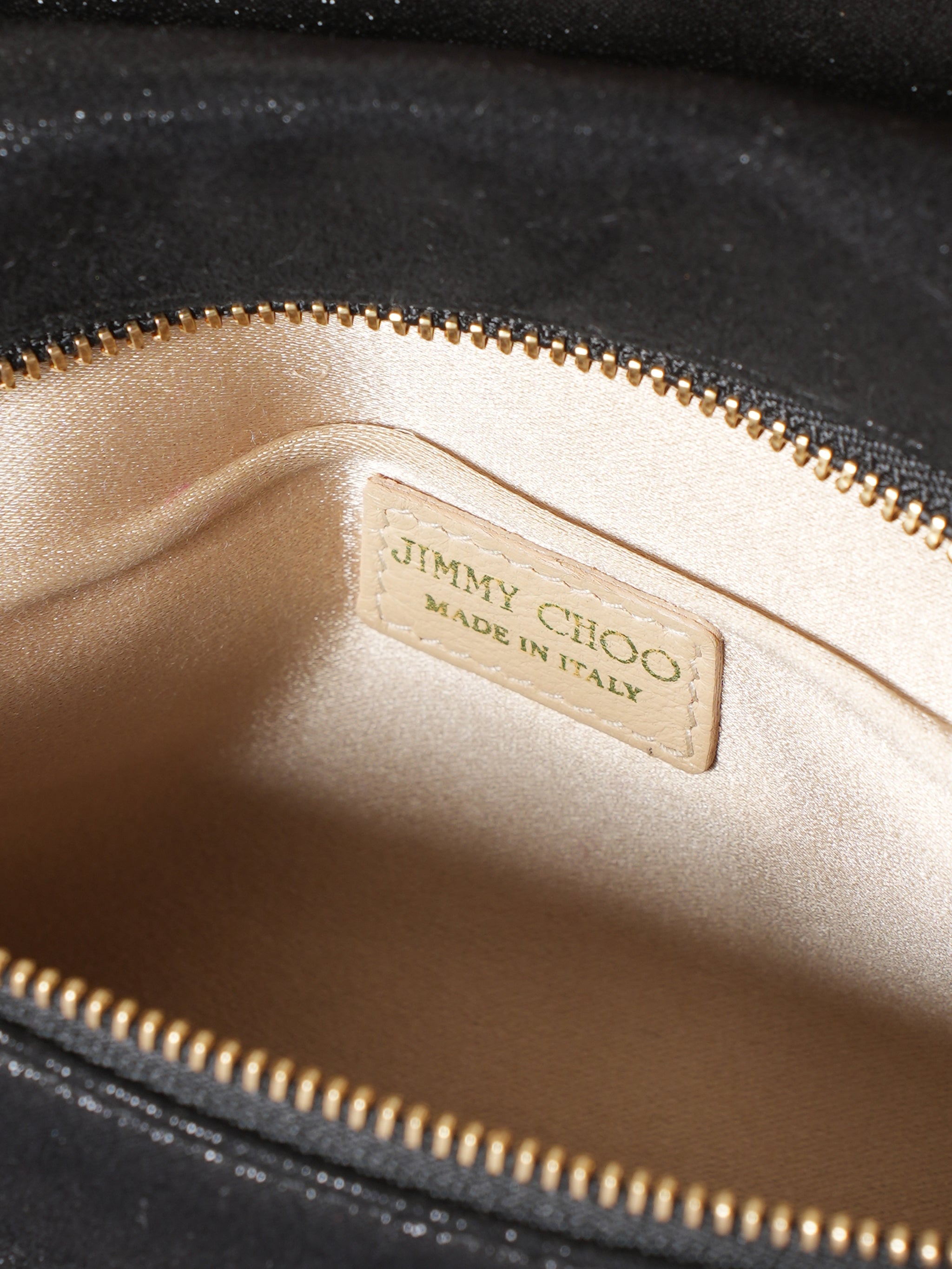 Jimmy Choo Black Shimmer Clutch