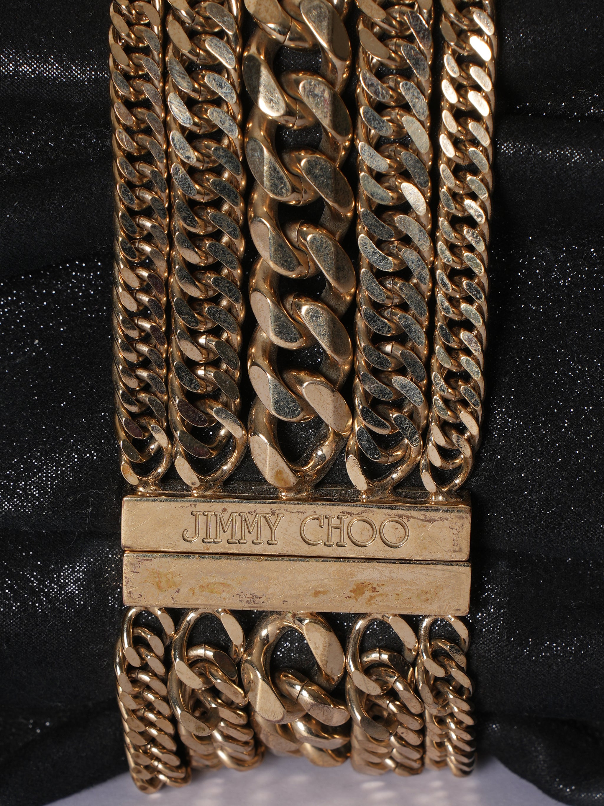 Jimmy Choo Black Shimmer Clutch