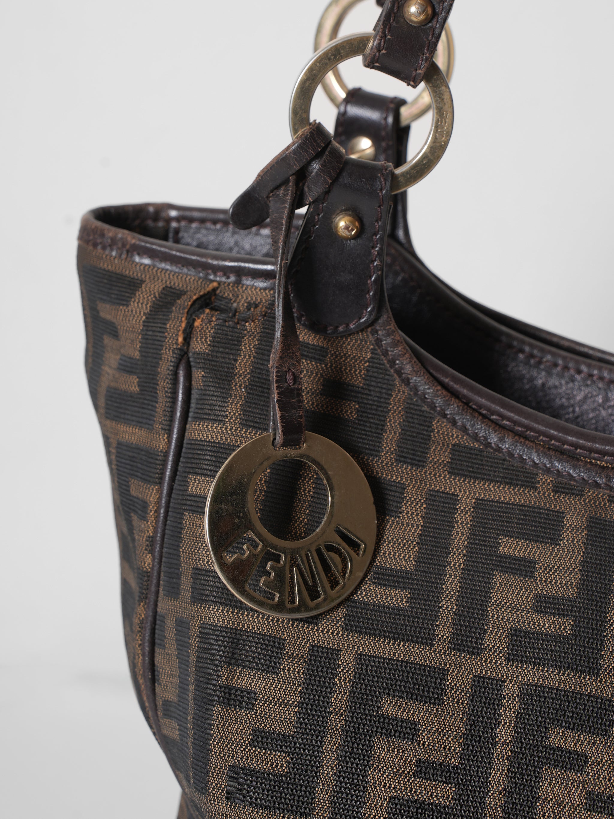 Fendi Tobacco Zucca Canvas Chef Shopper Bag