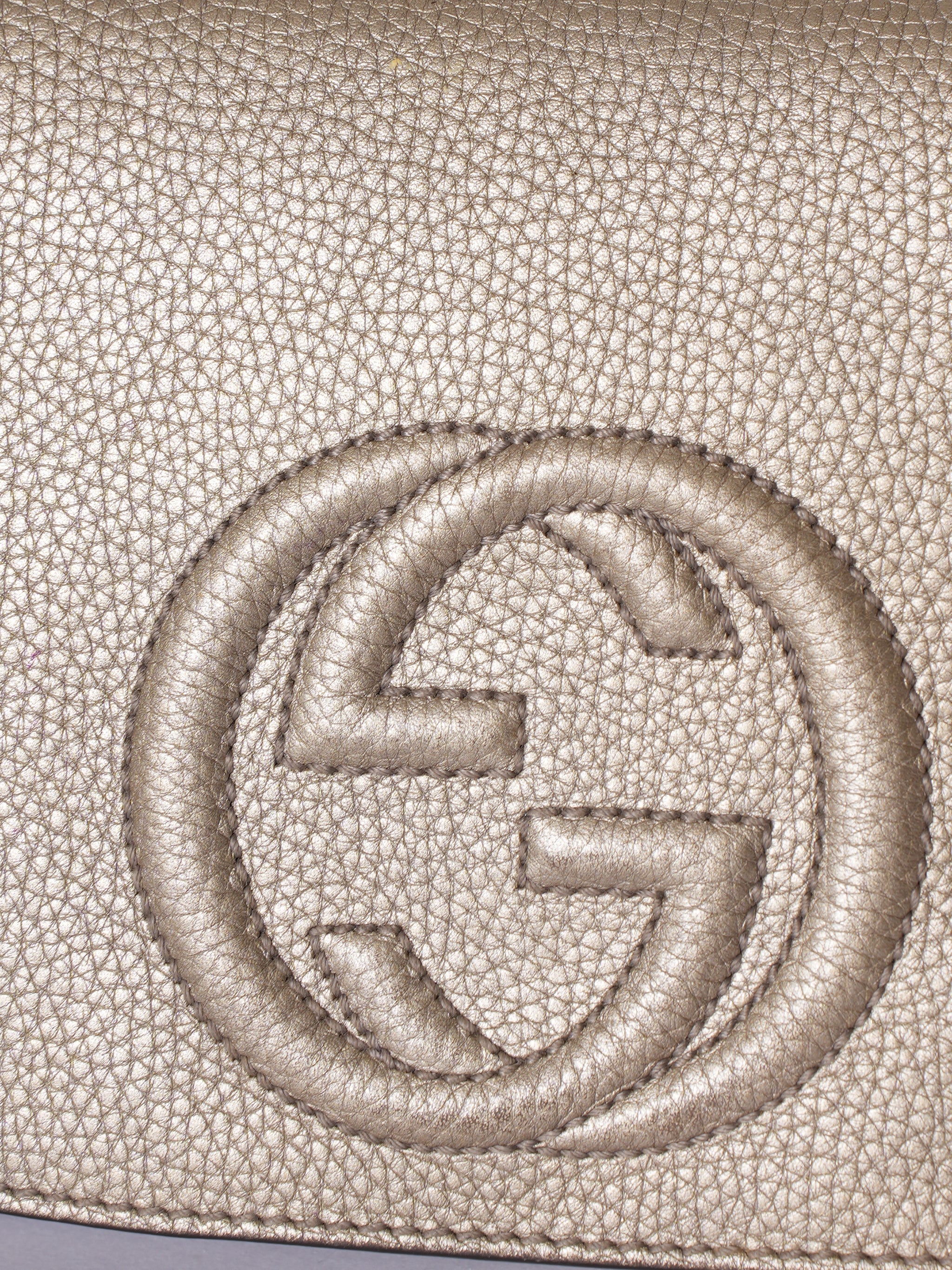 Gucci Soho Crossbody Bronze Bag