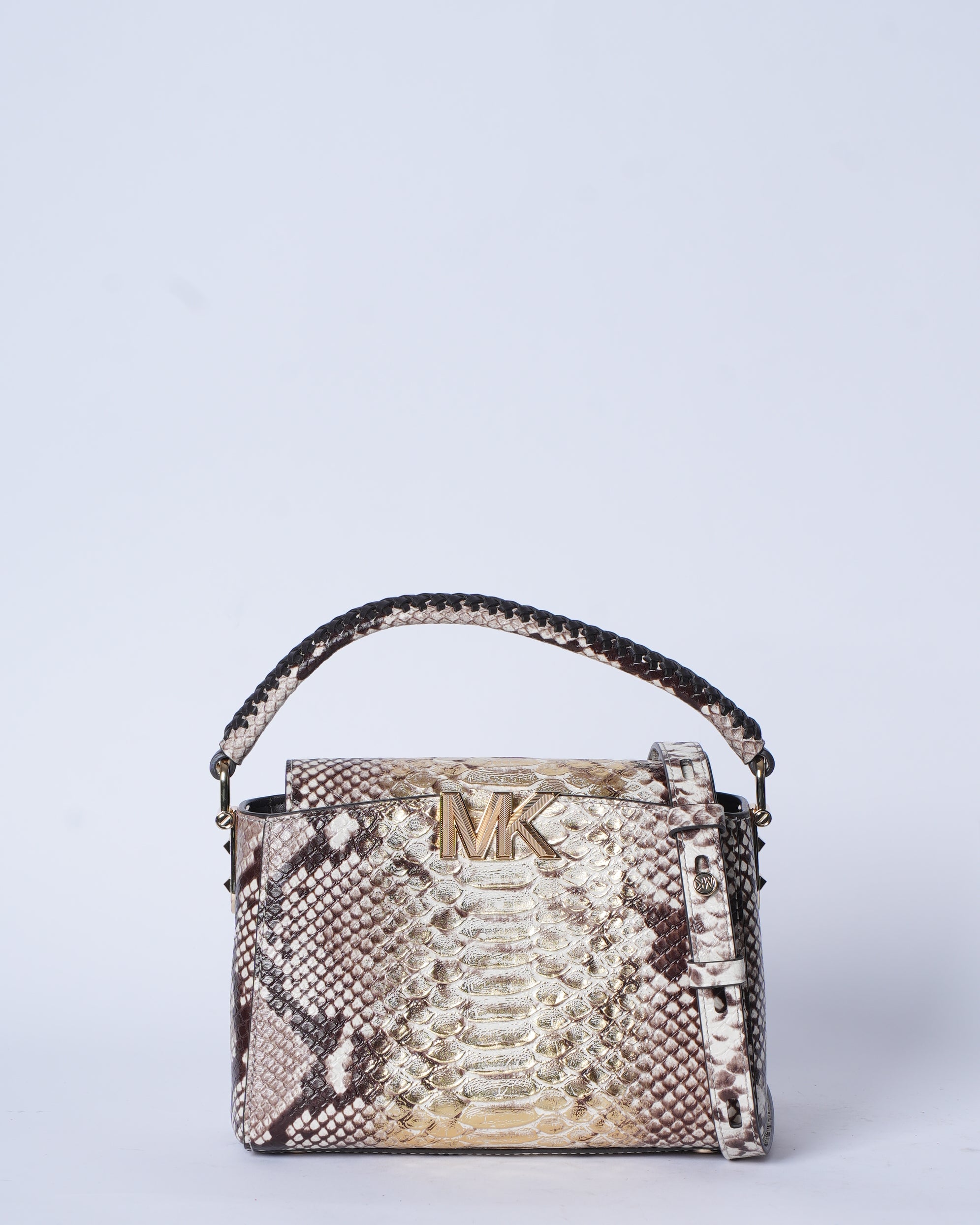 Snakeskin michael kors crossbody sale