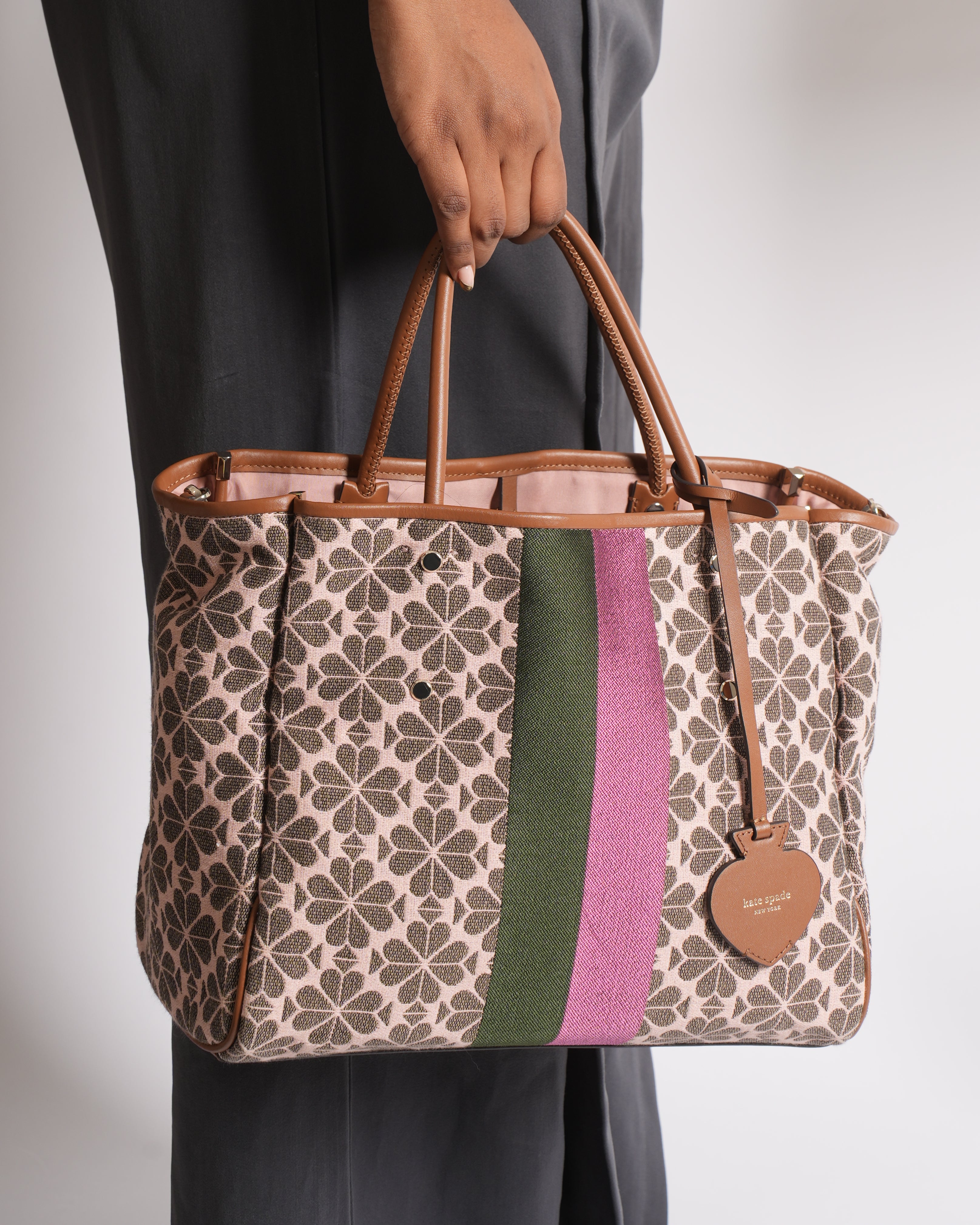 Kate Spade Pink Canvas Tote bag