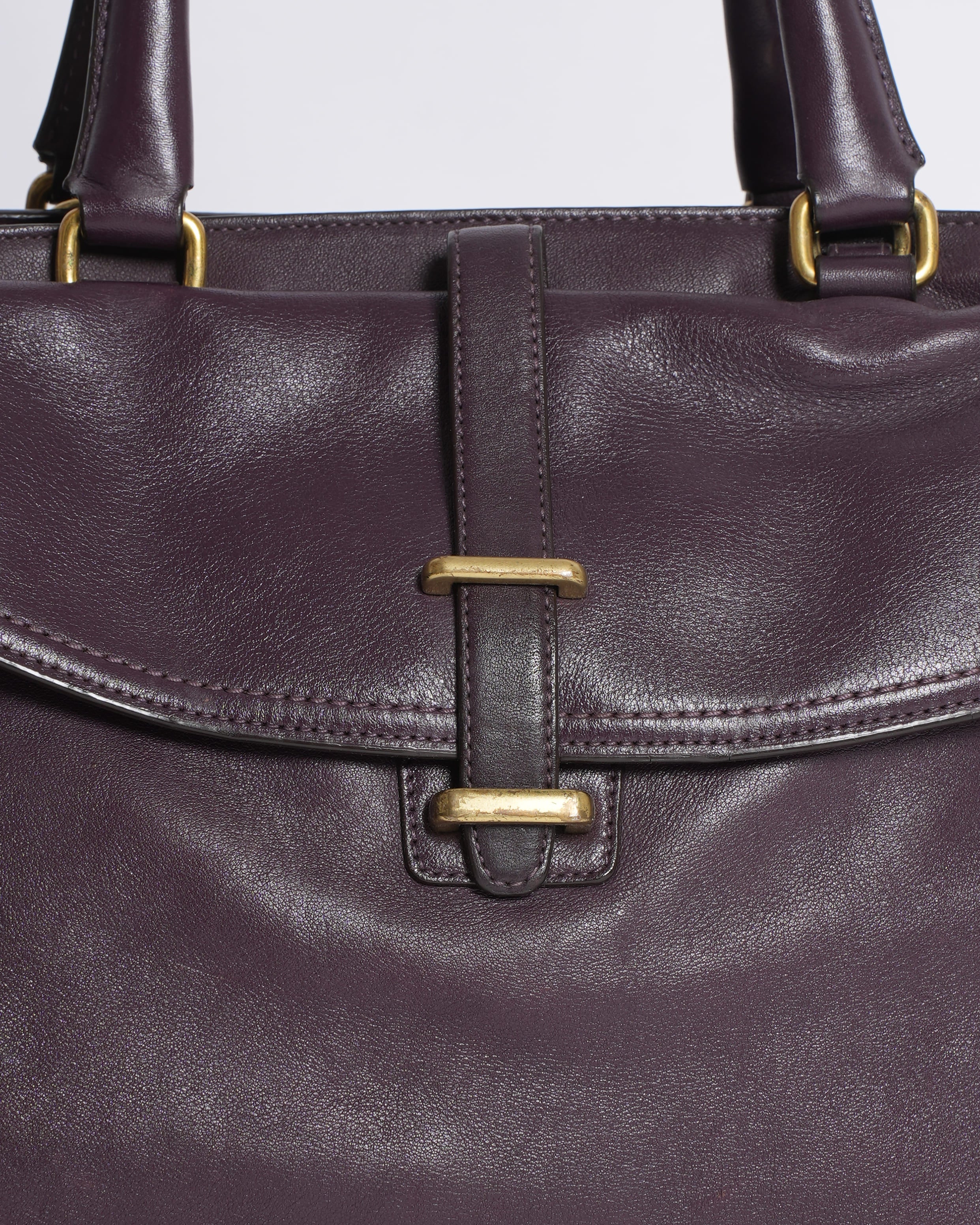 Coach Top Handle Crossbody Bag in Maroon