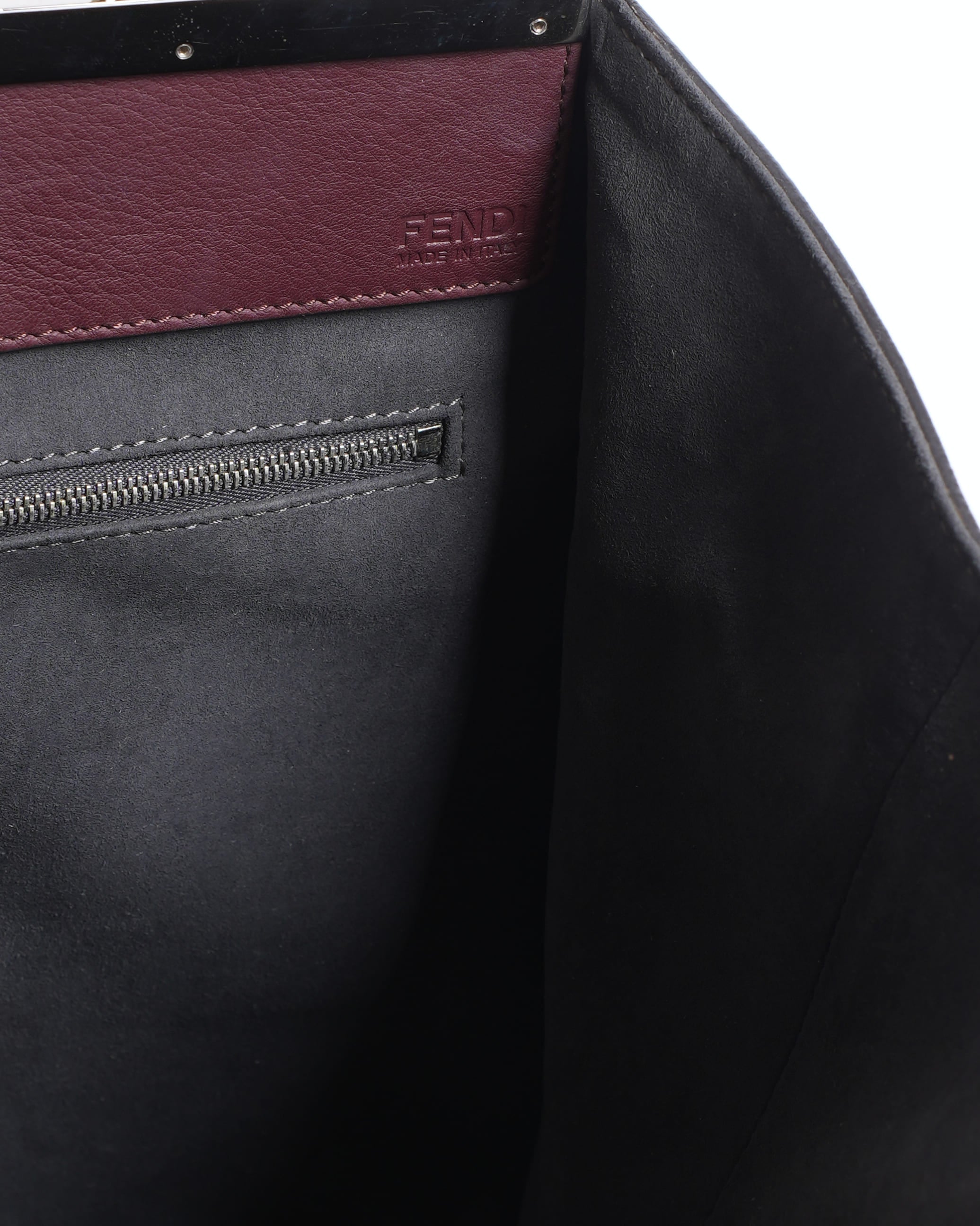 Fendi 3 Jours Burgundy Bag