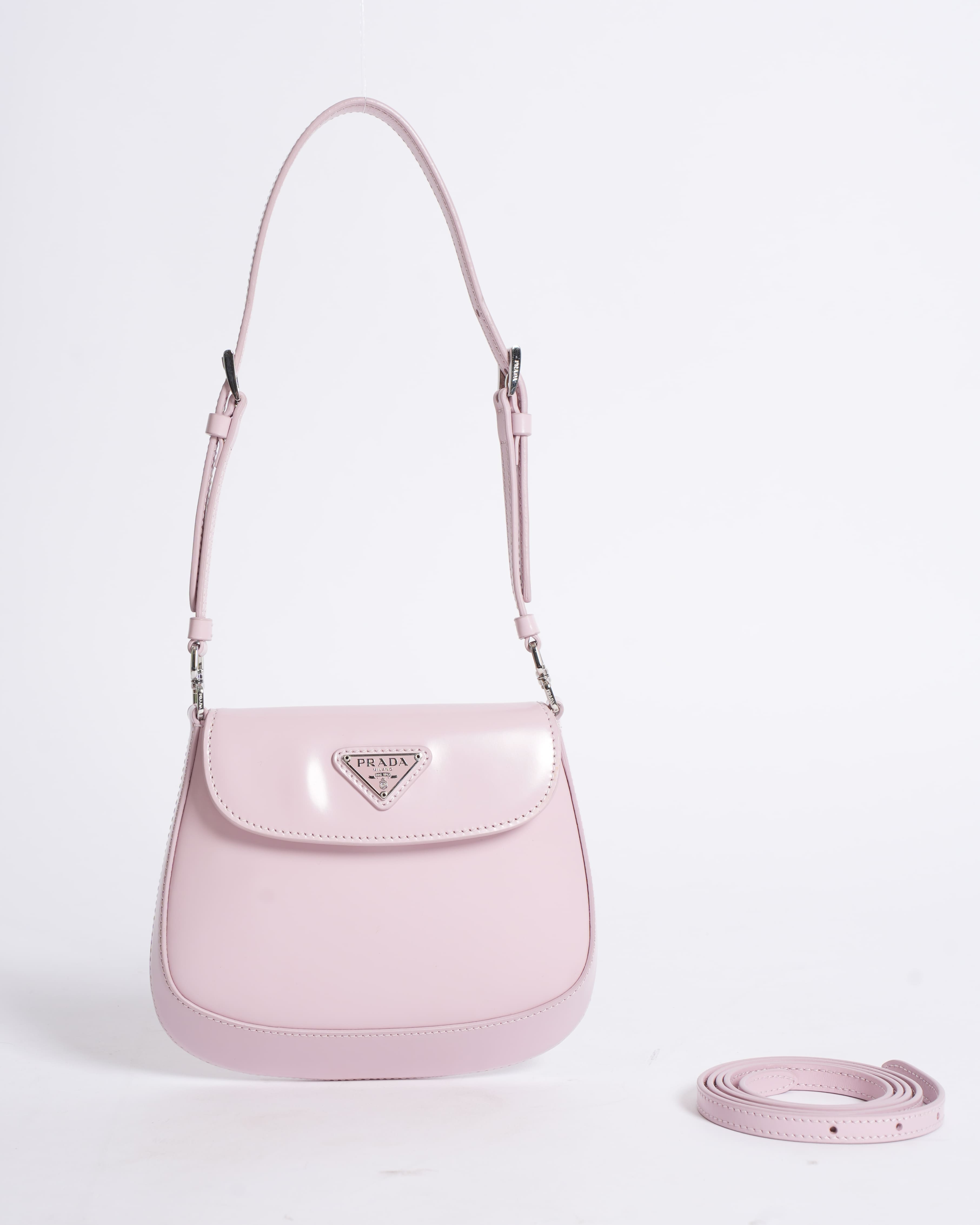 New Prada Blush Pink Mini Cleo Bag