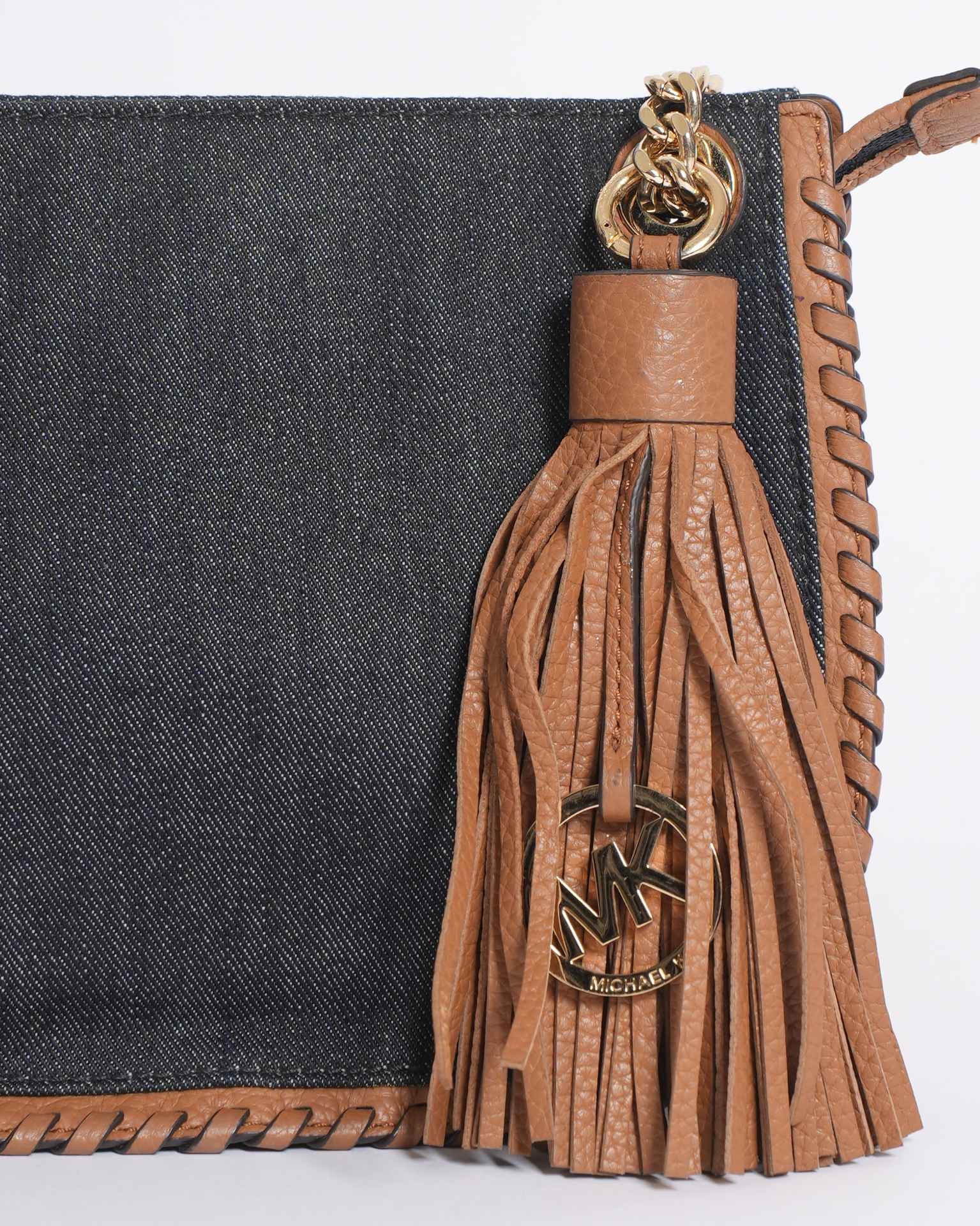 Michael Kors Denim & Leather Chelsea Crossbody