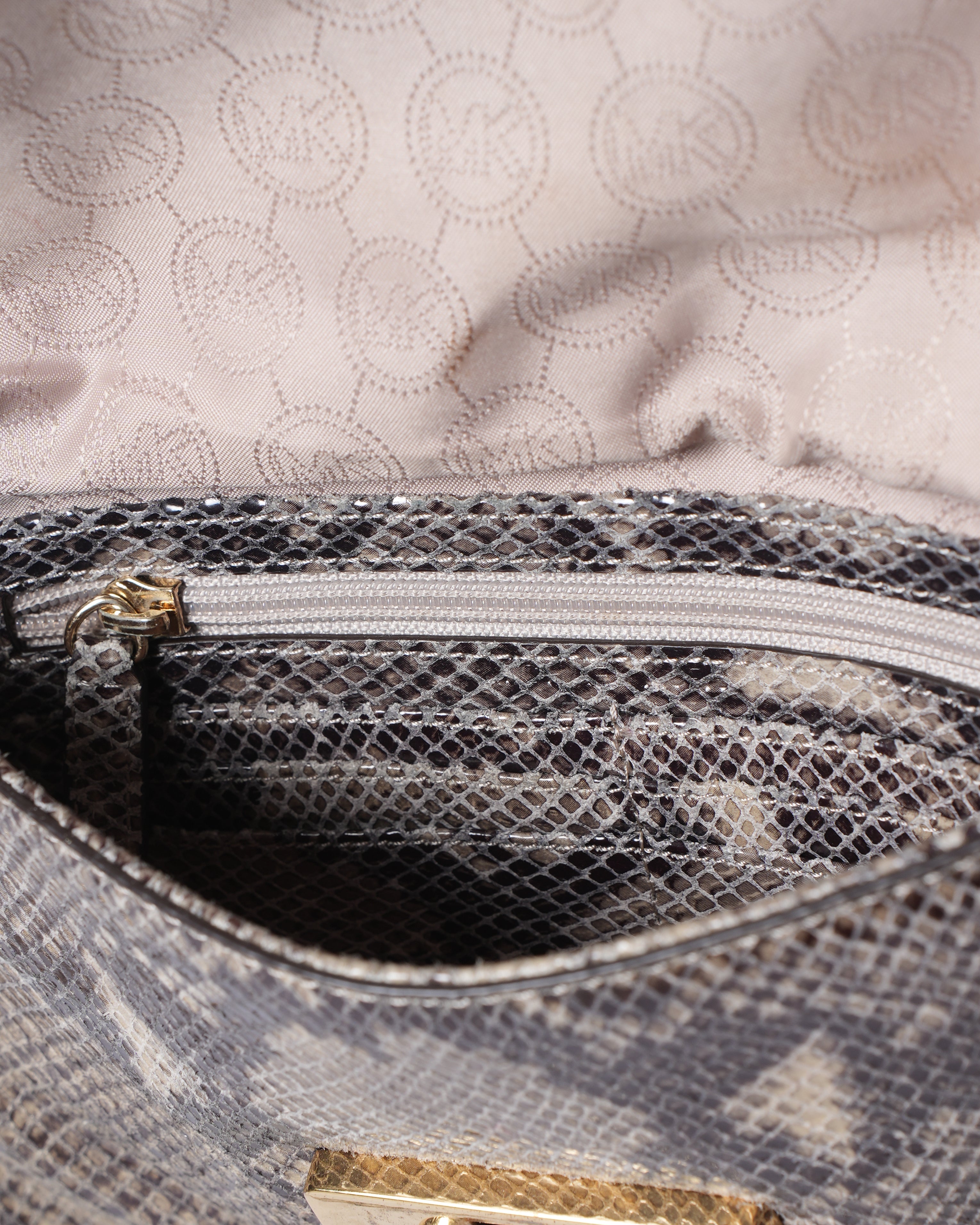 MK Exotic Leather Clutch