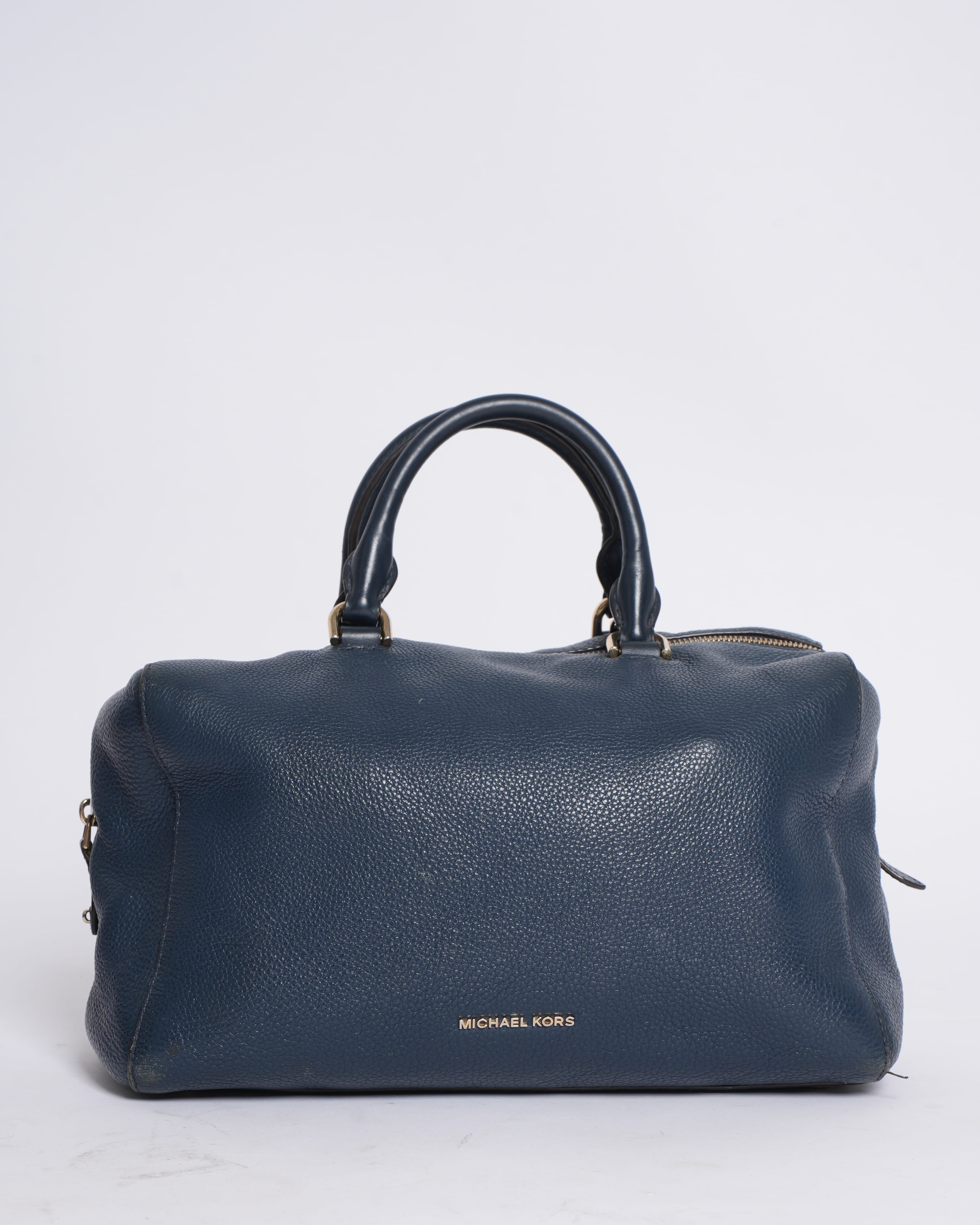 Michael Kors Top Handle Bag in Navy Blue