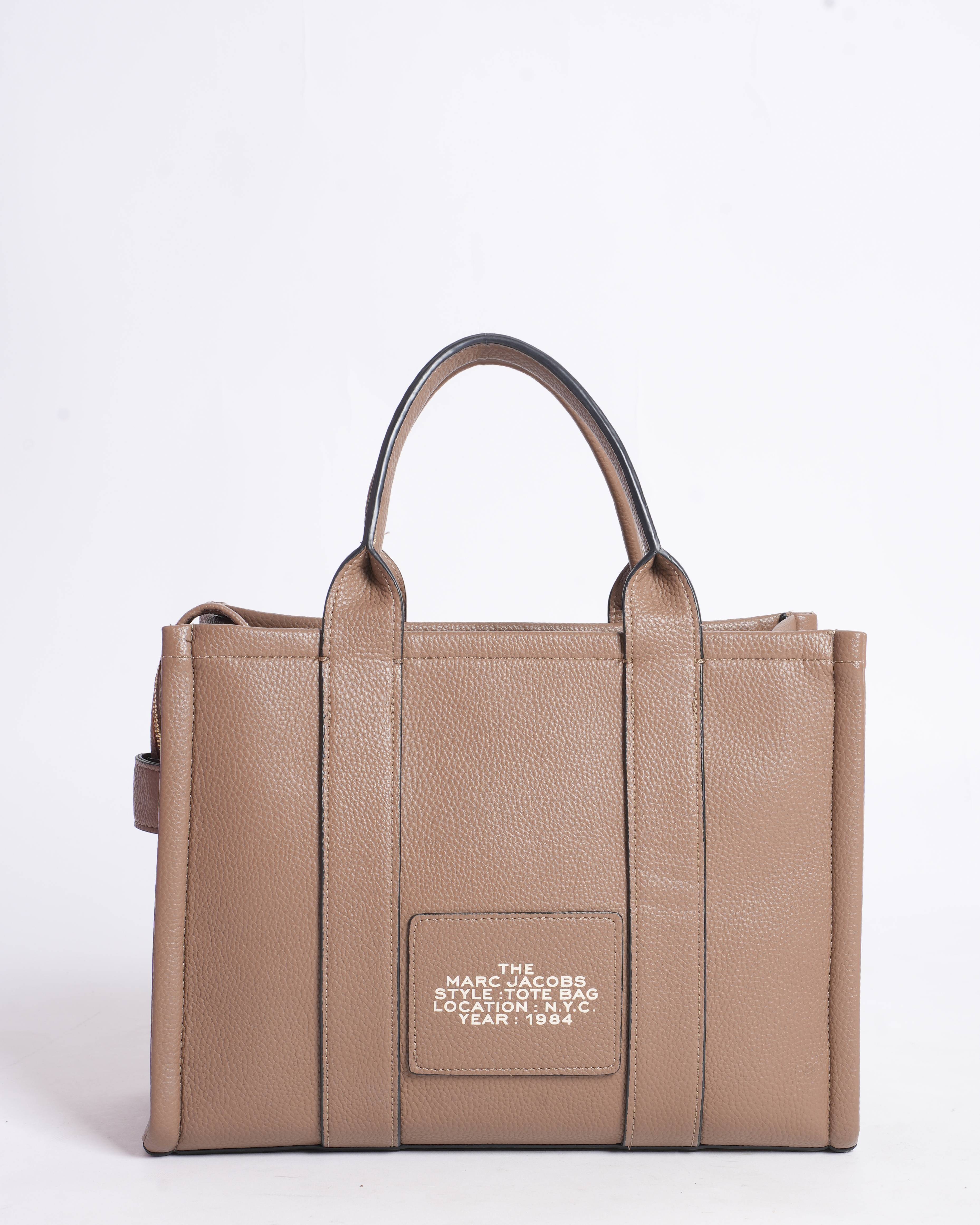Marc jacobs medium leather tote bag