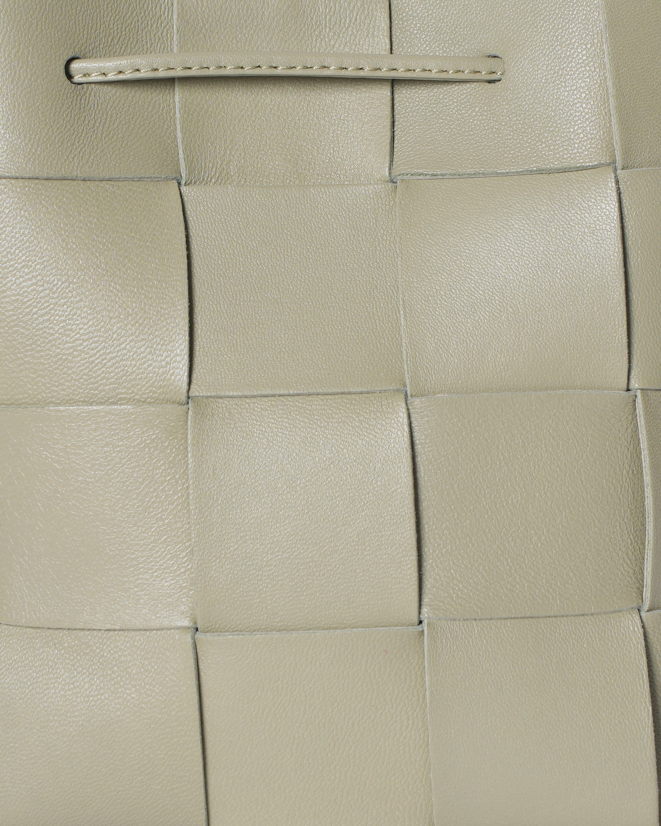 New Bottega Small Cassette Travertine Bucket Bag