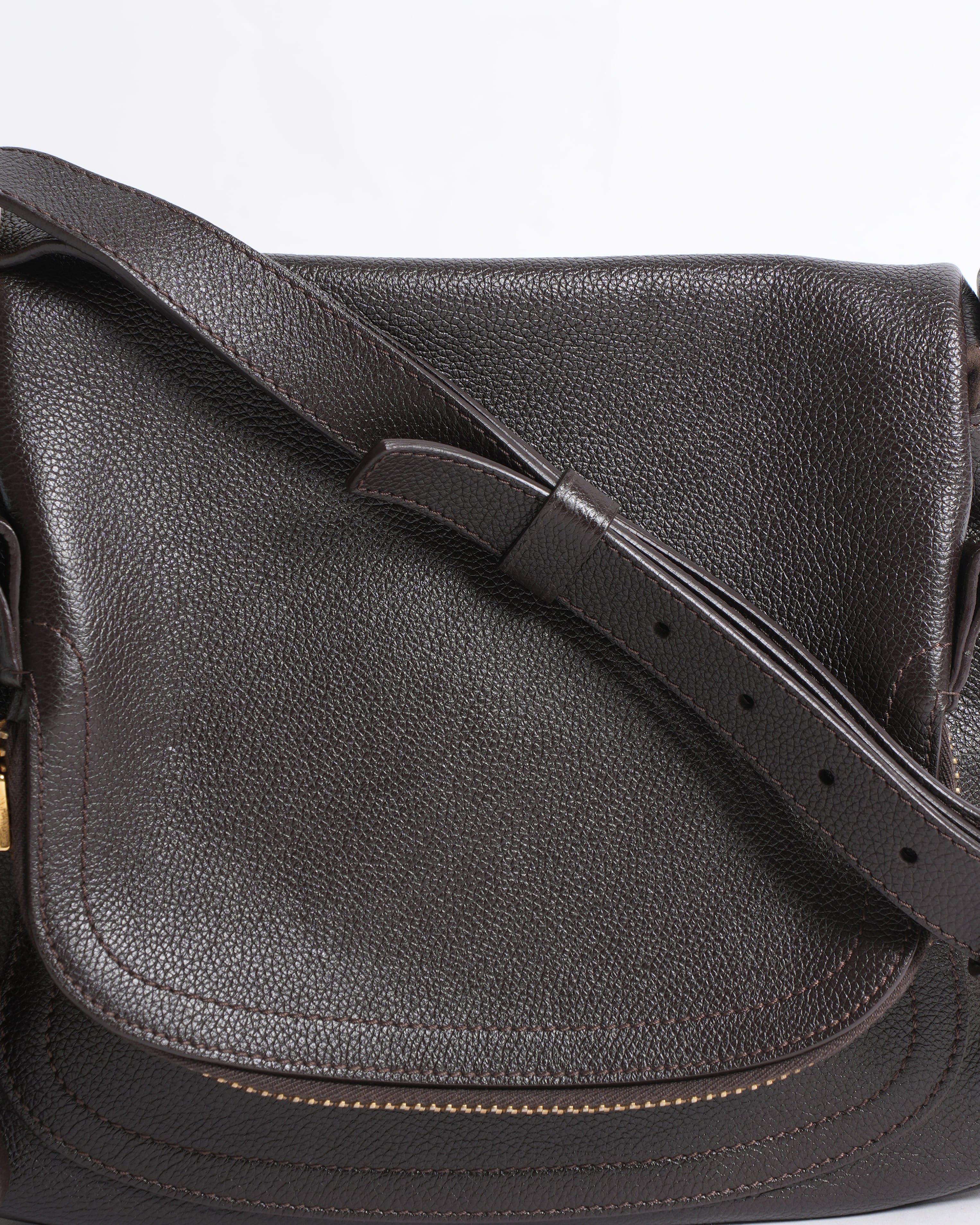 Tom Ford Black Leather Jennifer Shoulder Bag