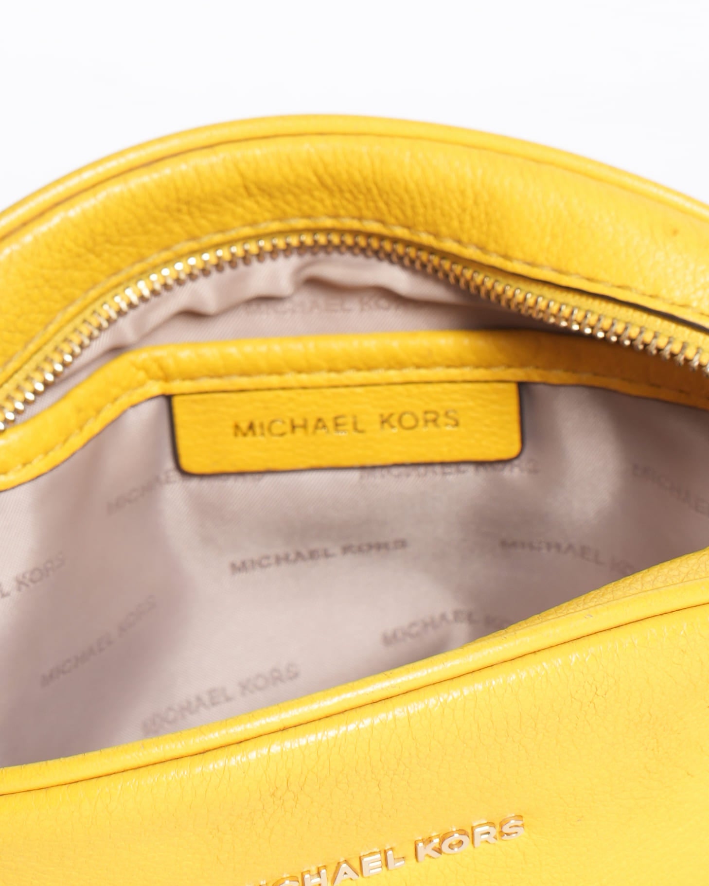 Michael Kors Yellow Crossbody Bag