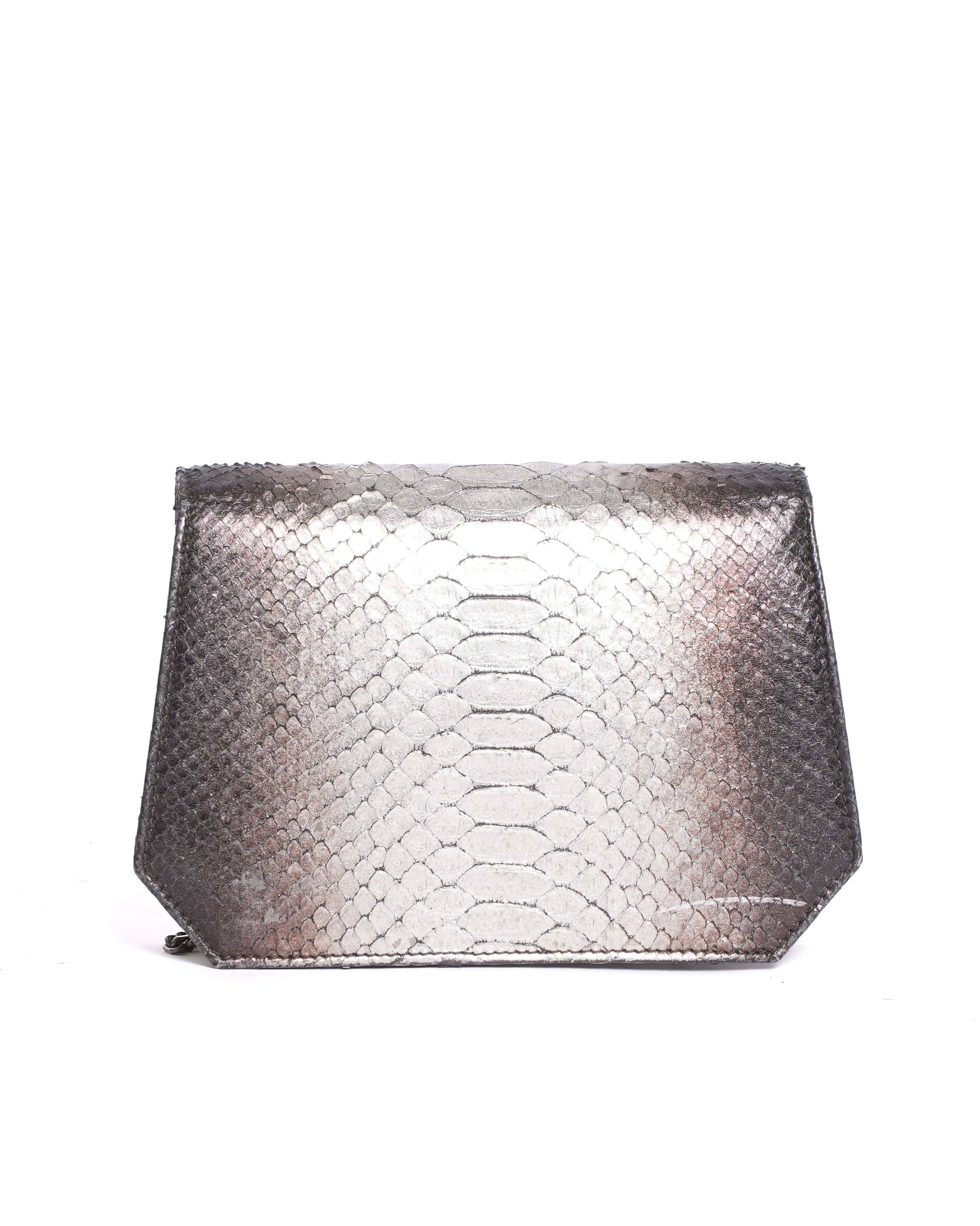 Judith Leiber Snakeskin Clutch Bag