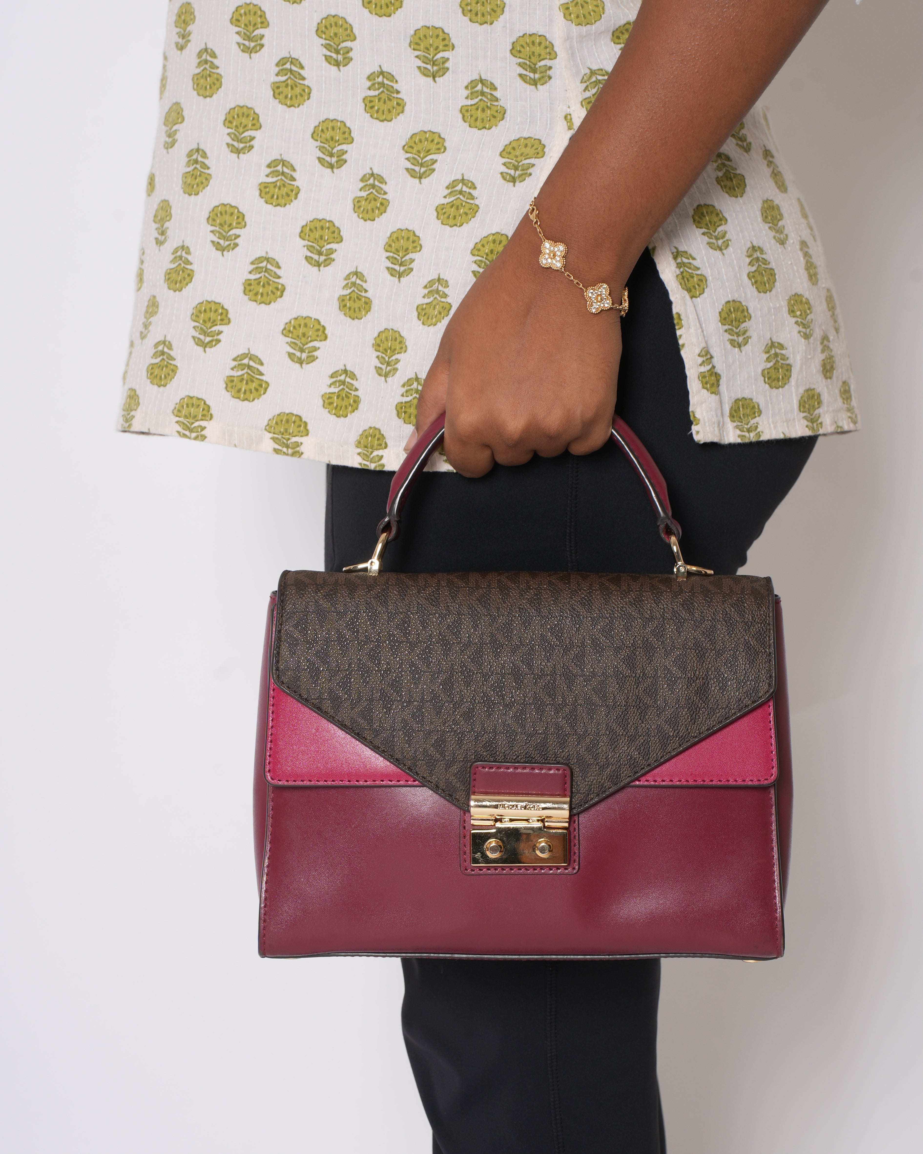 Michael Kors Top Handle Bag in Colour Block Style
