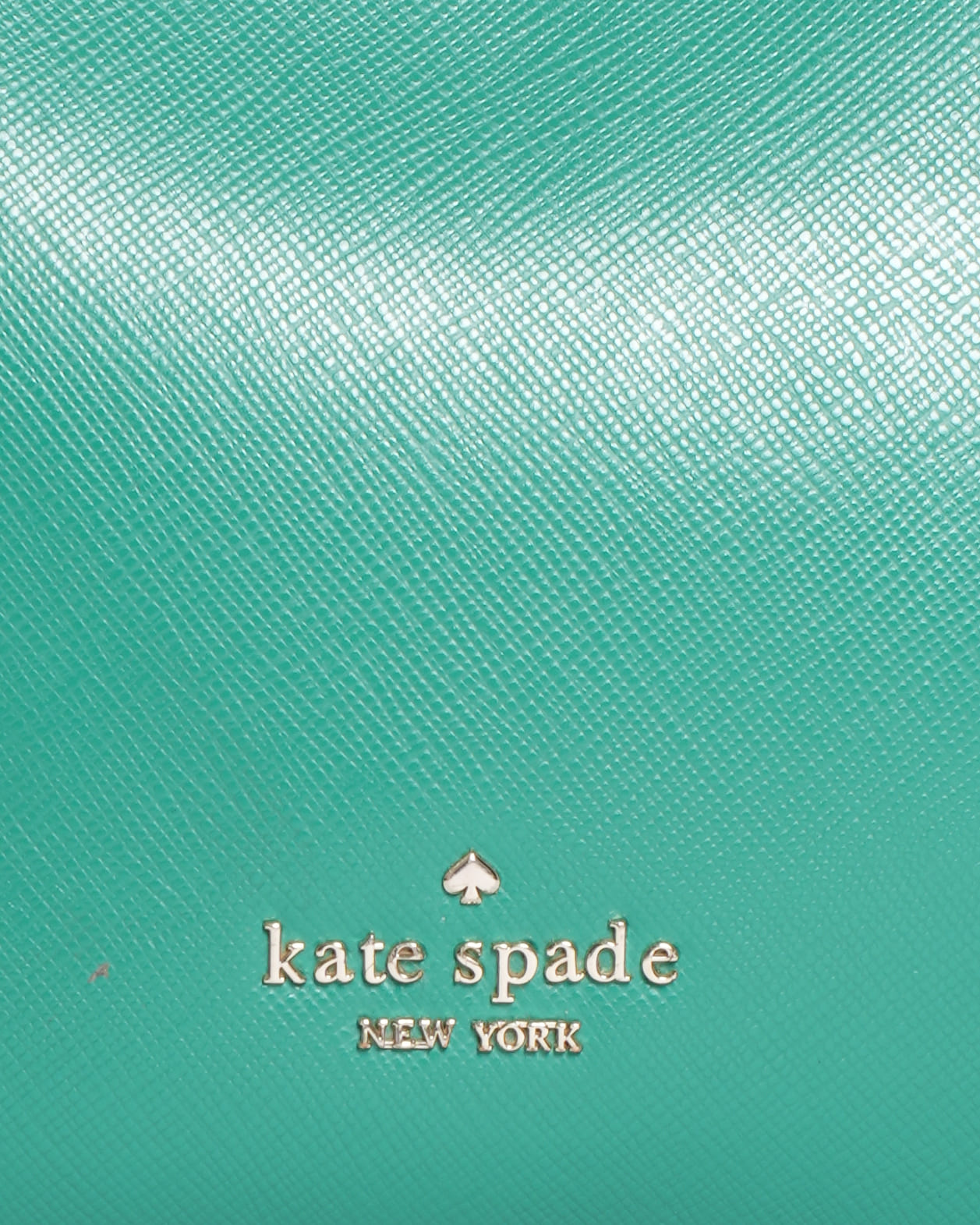 Kate Spade Stacy Saffiano Leather Shoulder Bag in Green