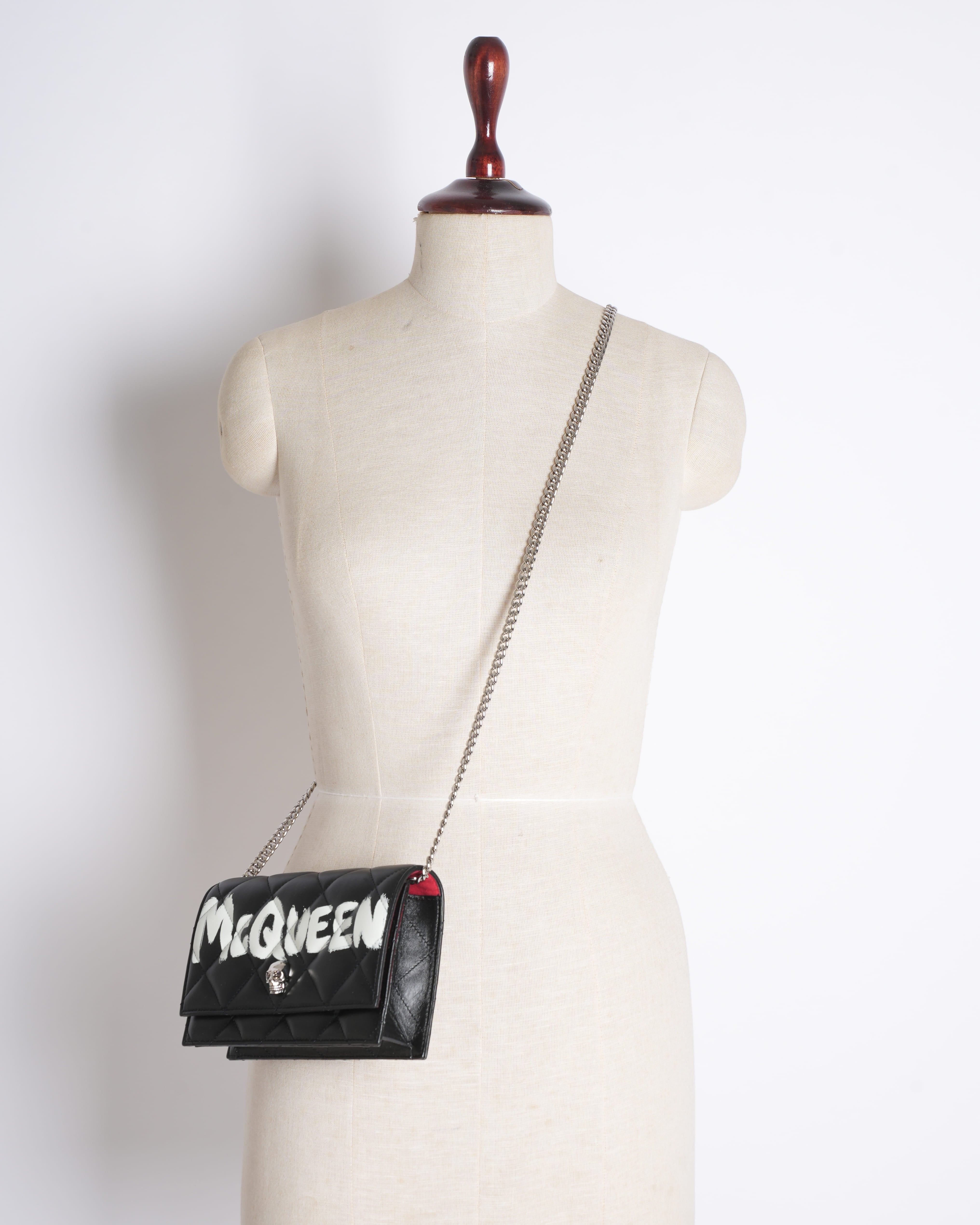 New Alexander McQueen Small Skull Crossbody