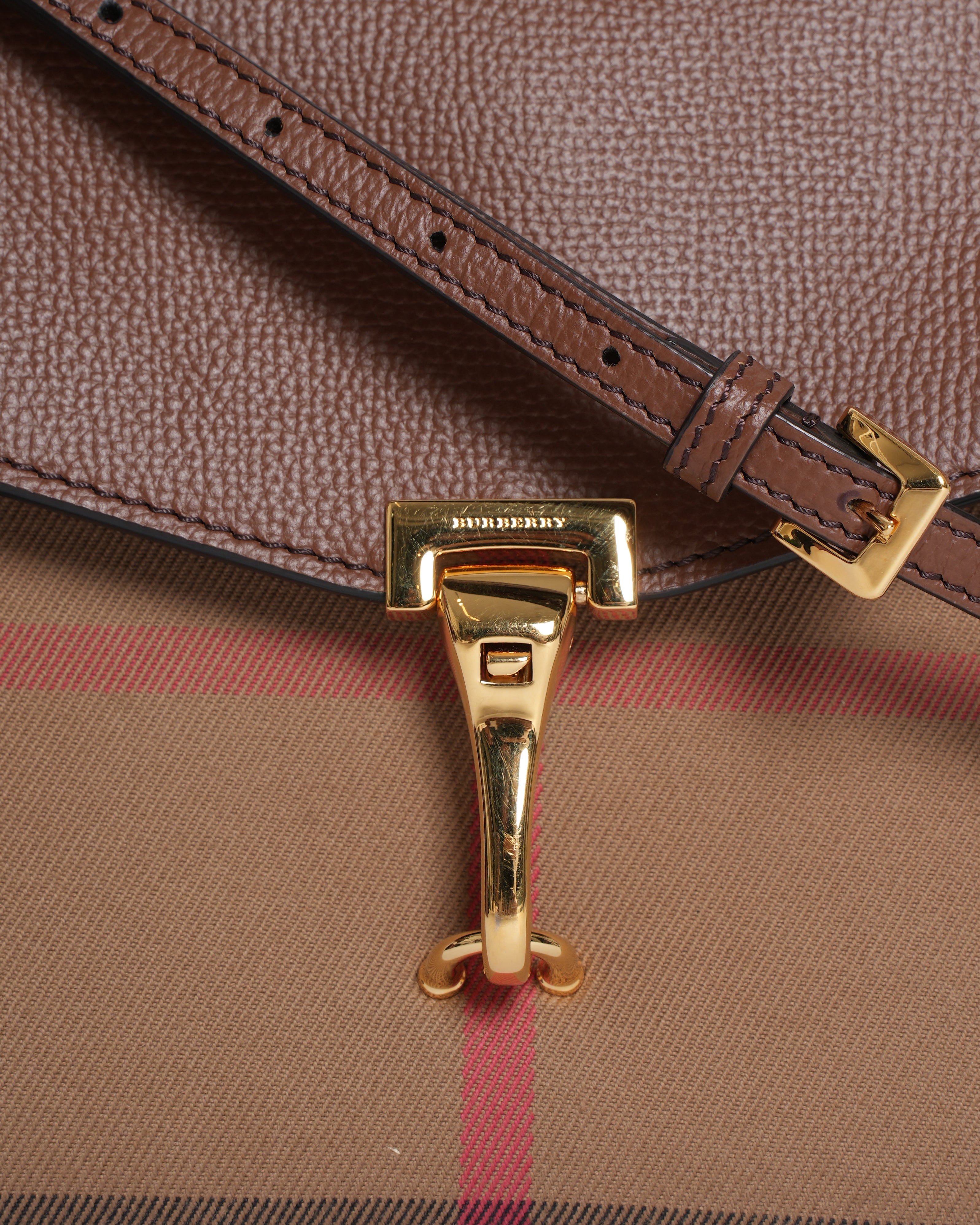 Burberry Macken Leather Crossbody Bag