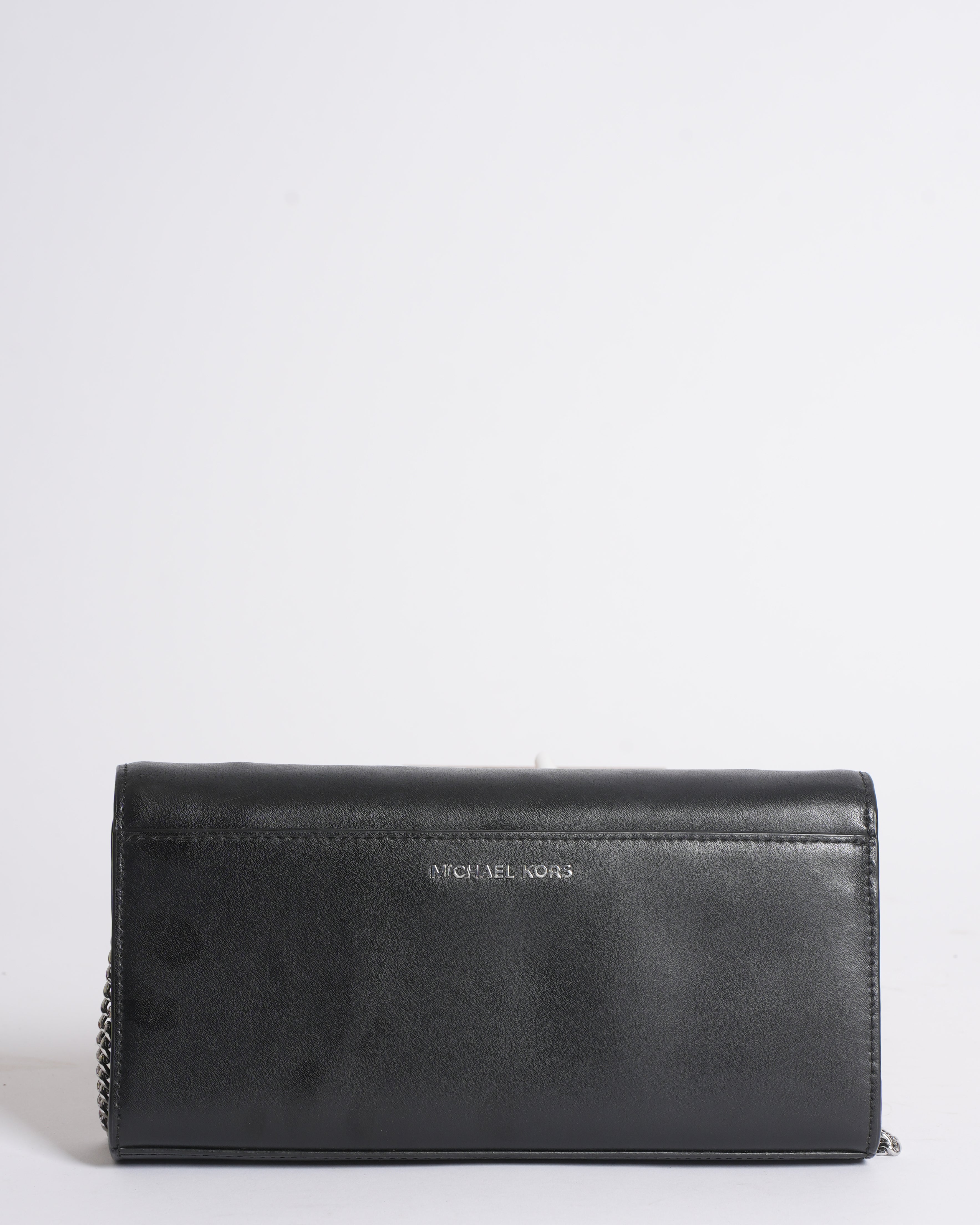 MK Bellamie Embellished Foldover Shoulder Bag