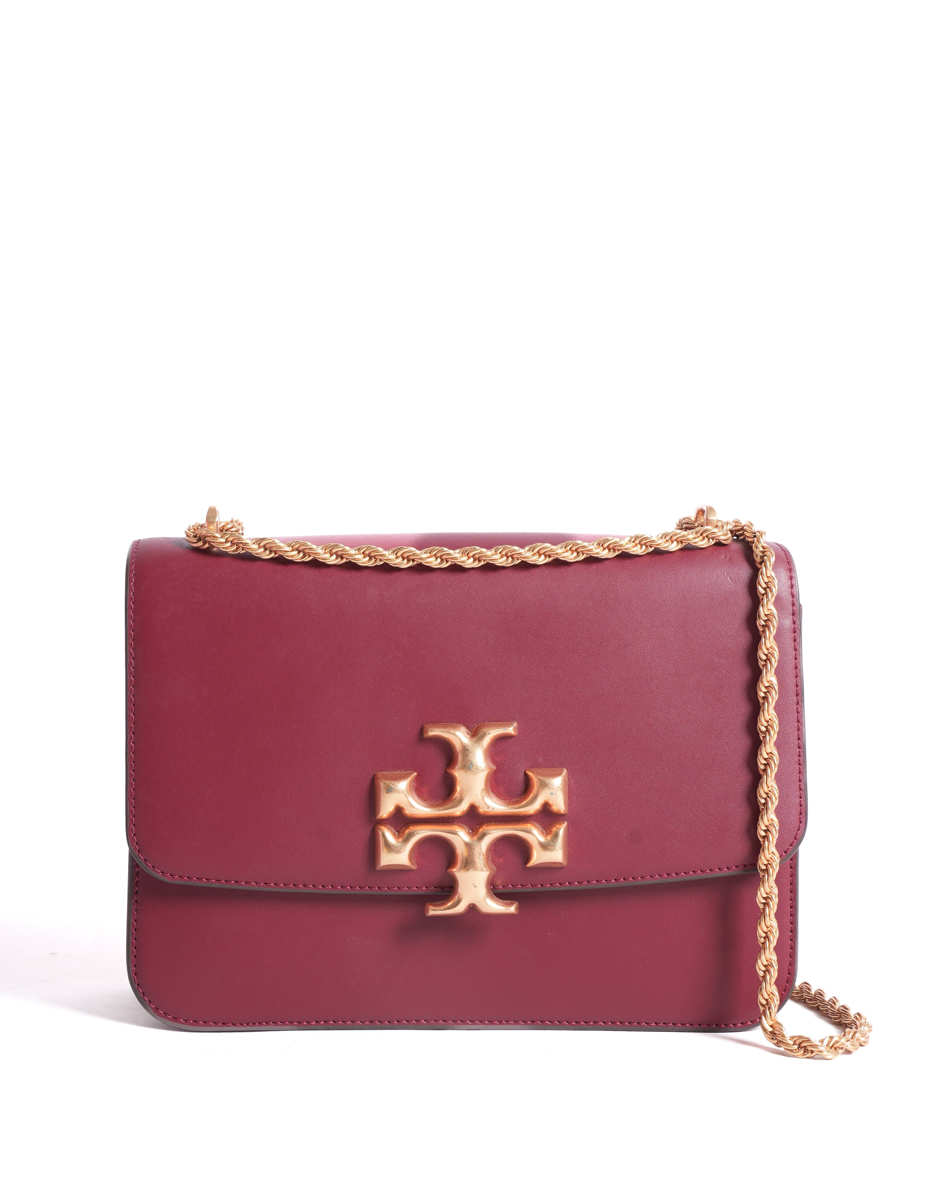 Tory Burch Eleanor Small Convertible Shoulder Bag In Red