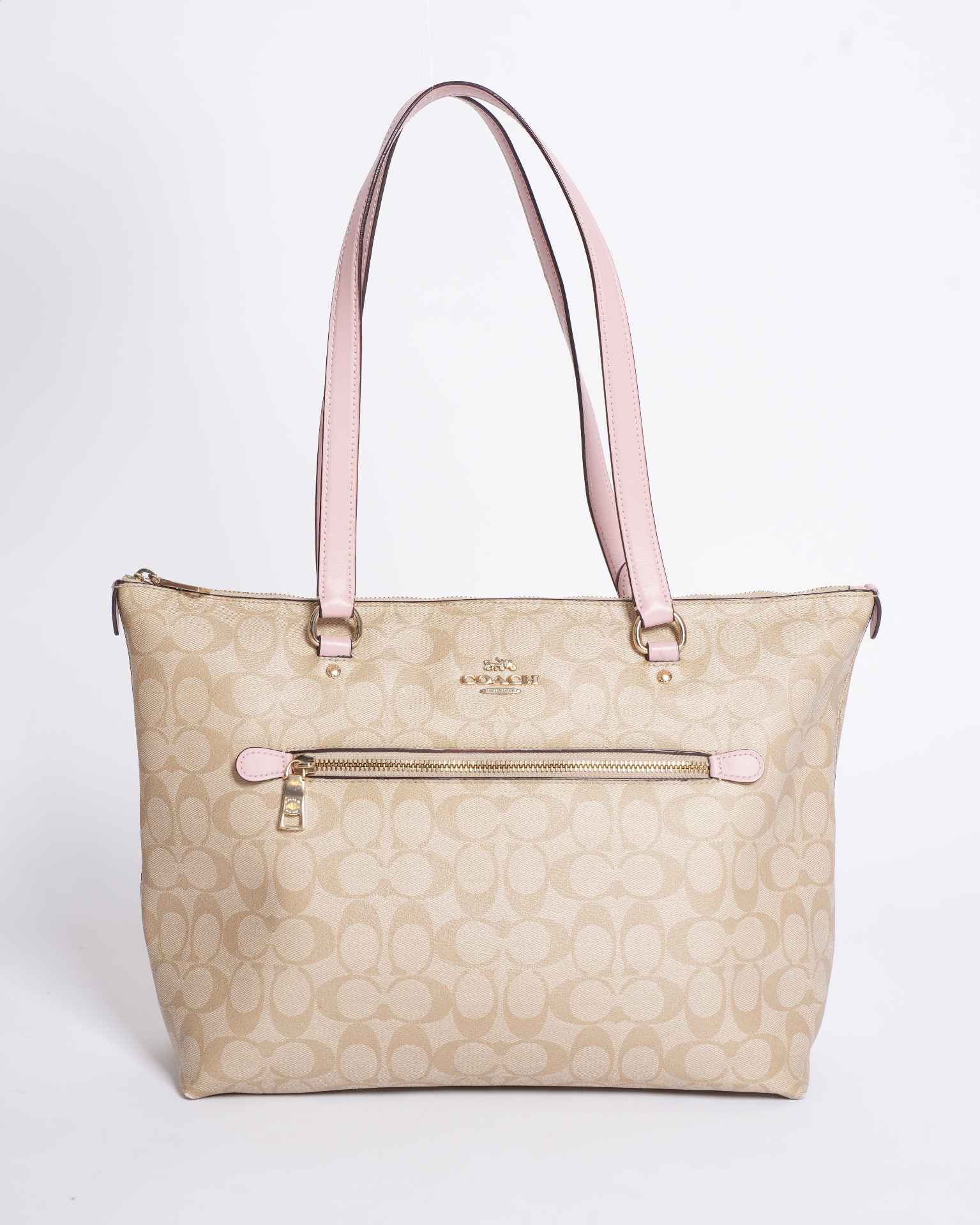 Coach Signature Monogram Tote