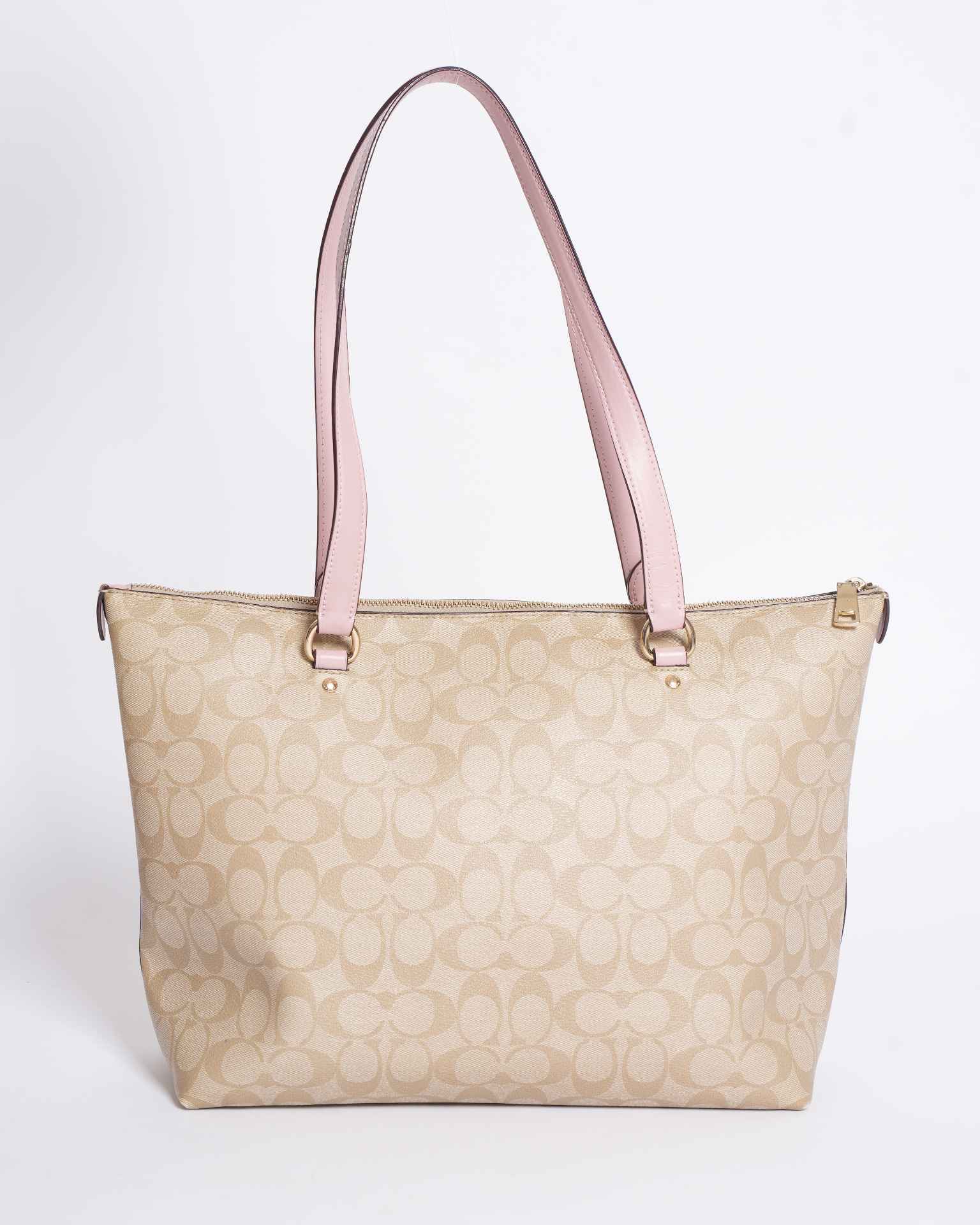 Coach Signature Monogram Tote