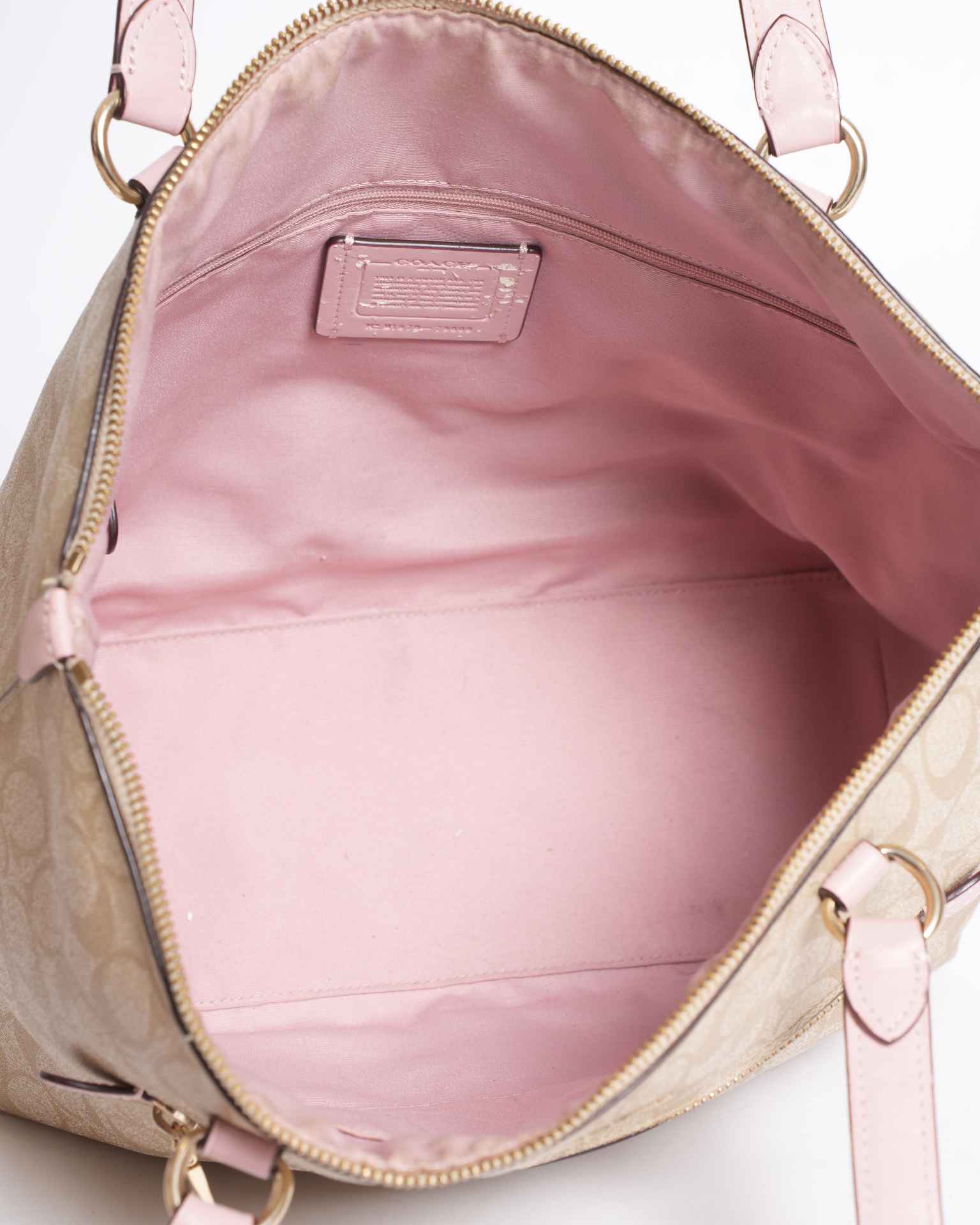 Coach Signature Monogram Tote