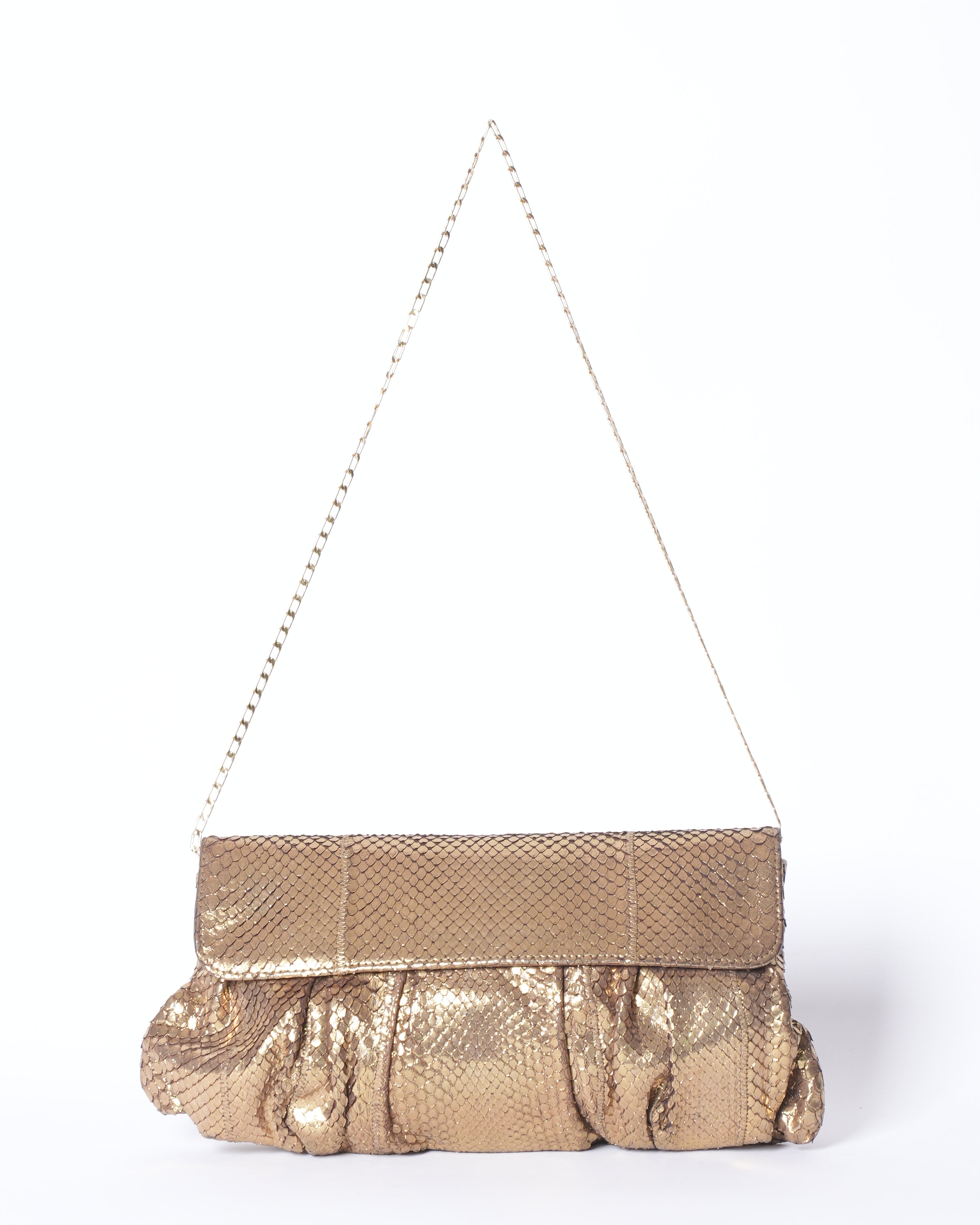 Carlos falchi Golden Shoulder Bag
