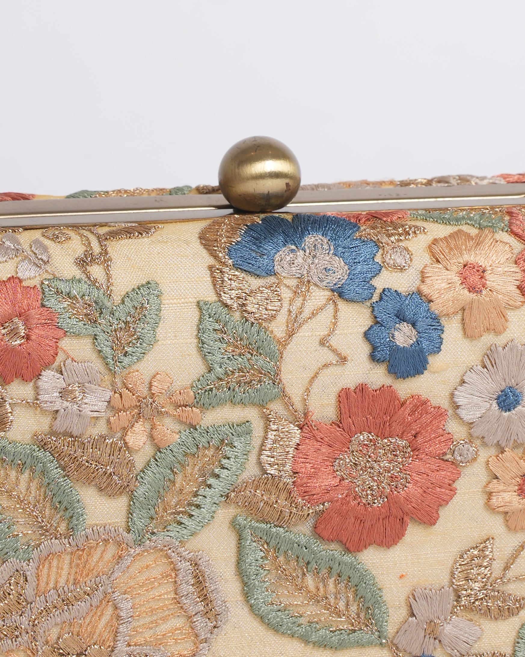 Shyamal & Bhumika Floral Embroidered Clutch